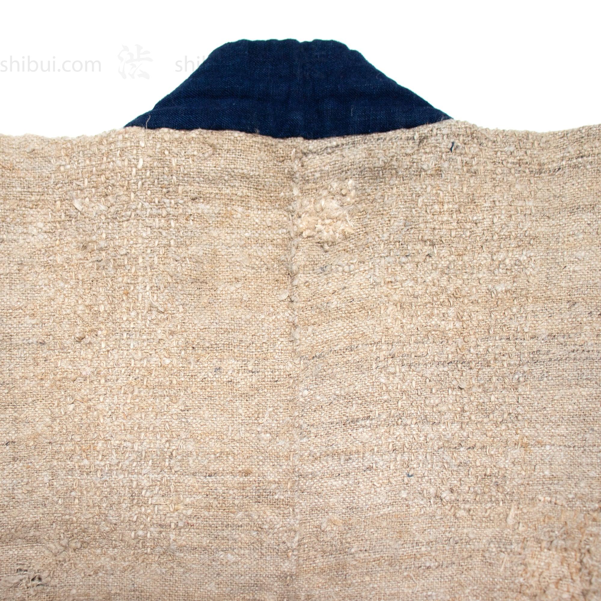 Fuji-fu Wisteria Fiber Noragi | Japanese Antique Kimono