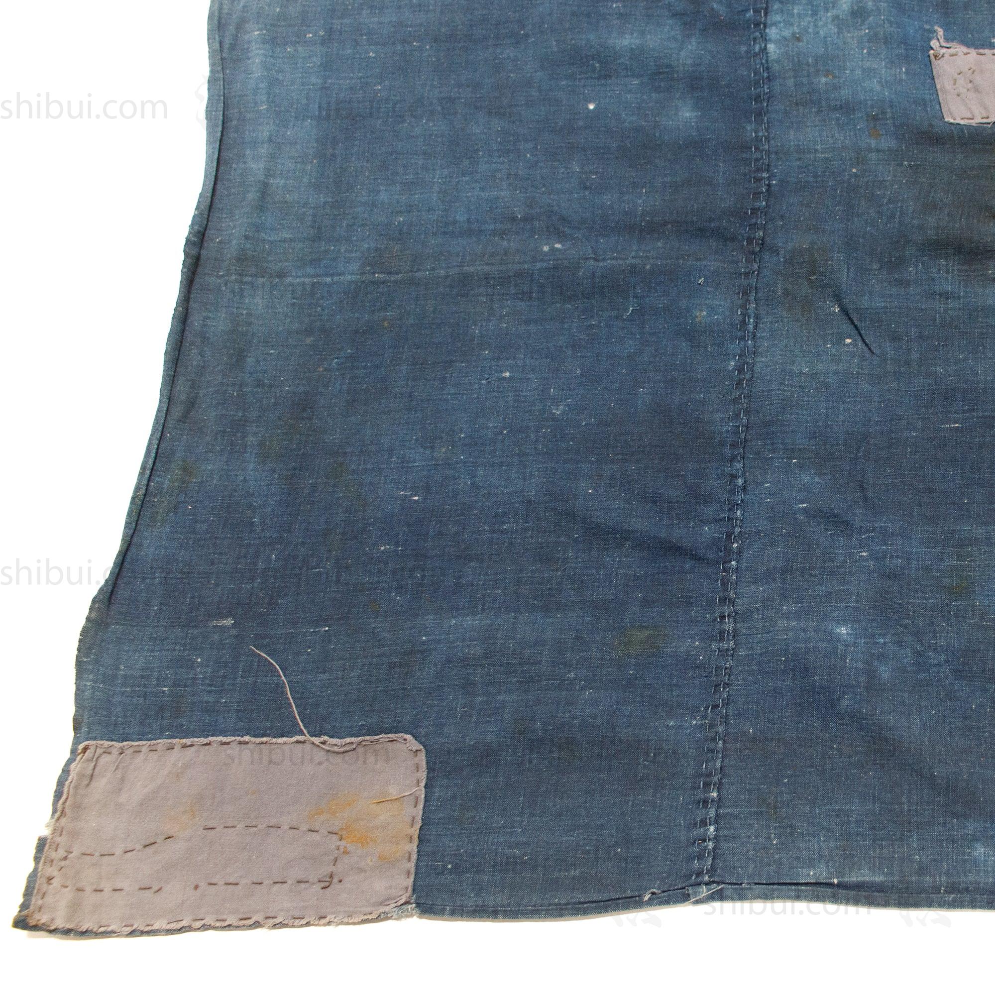 Antique Japanese Boro Furoshiki Blanket