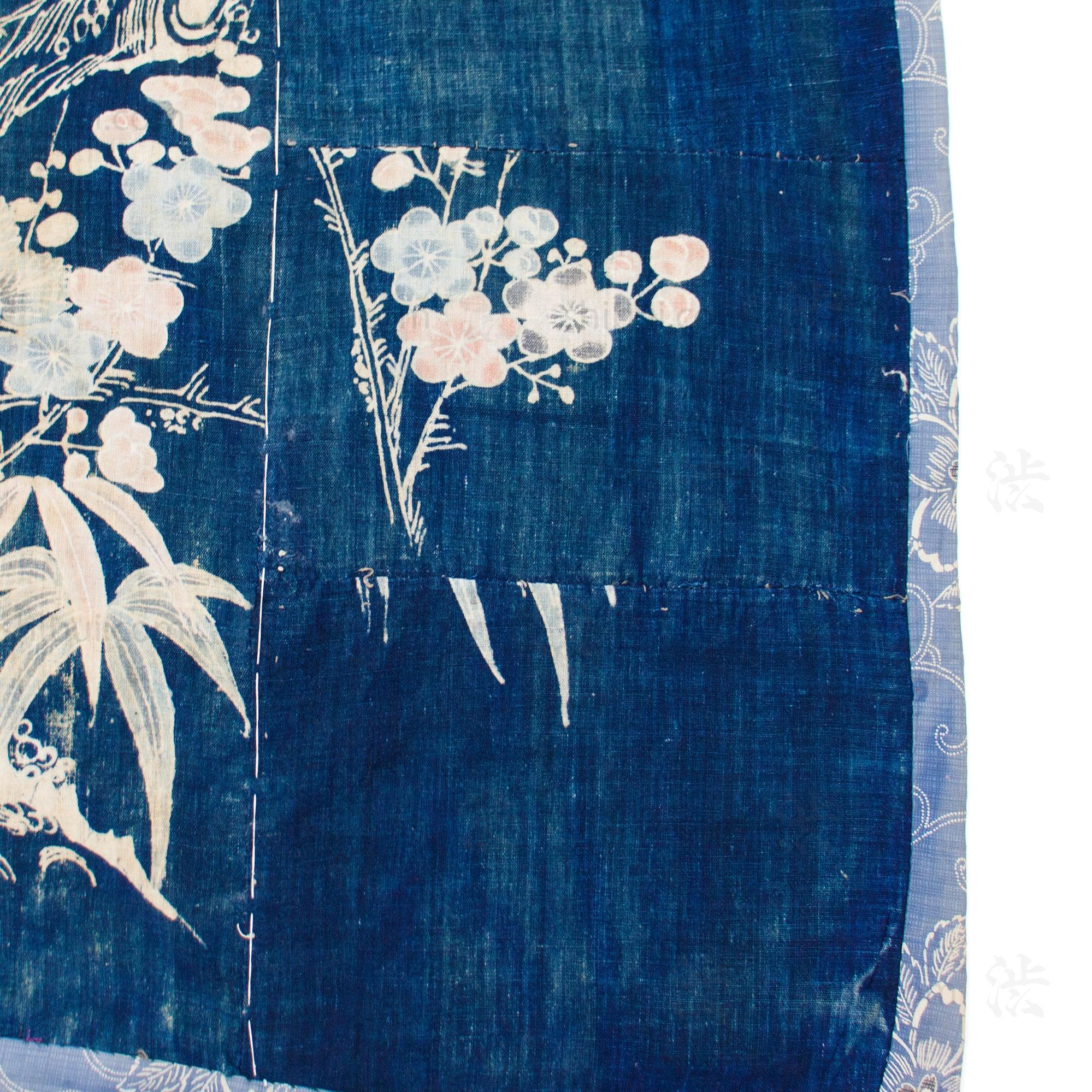 Tsutsugaki Shochikubai Futonji Quilt Cover