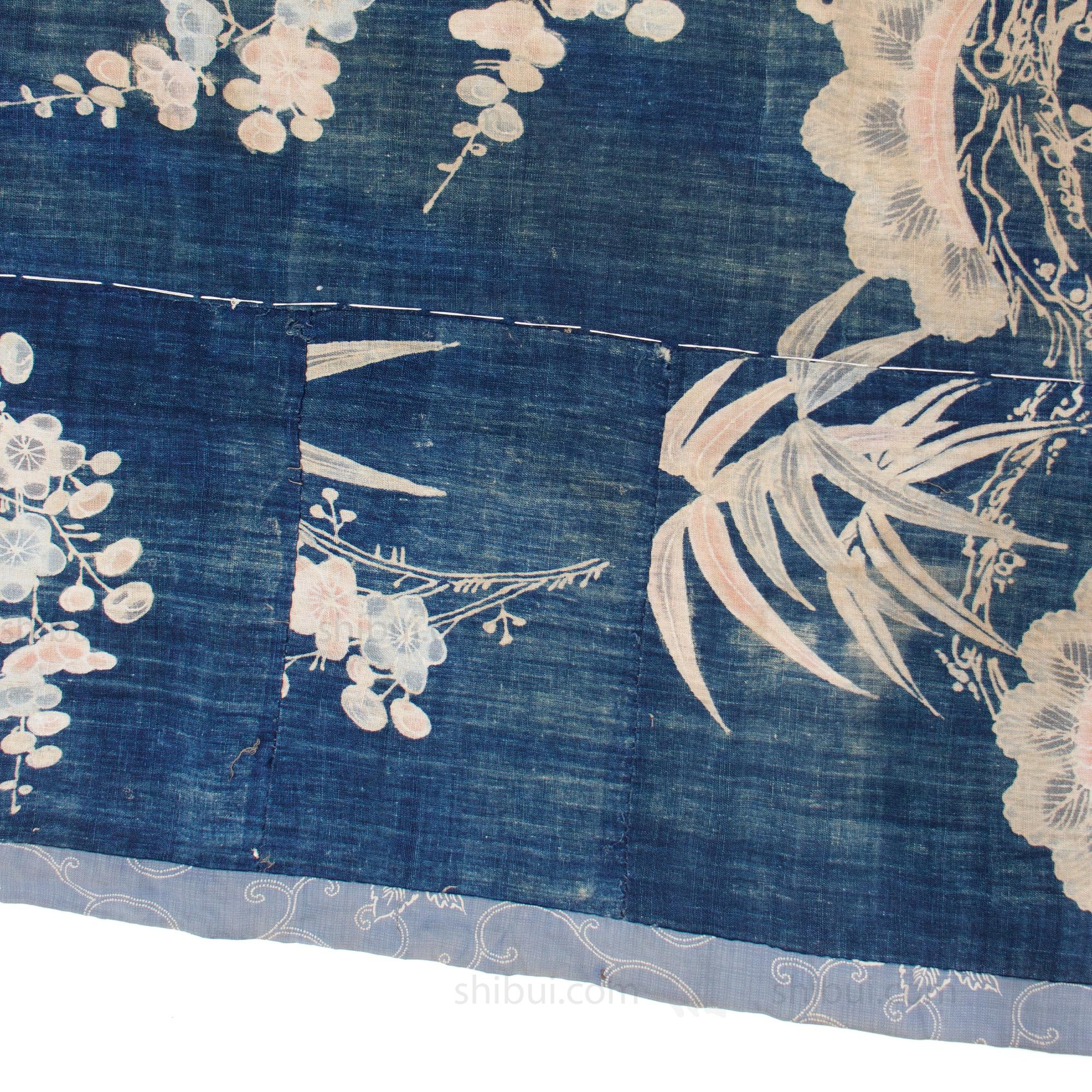 Tsutsugaki Shochikubai Futonji Quilt Cover