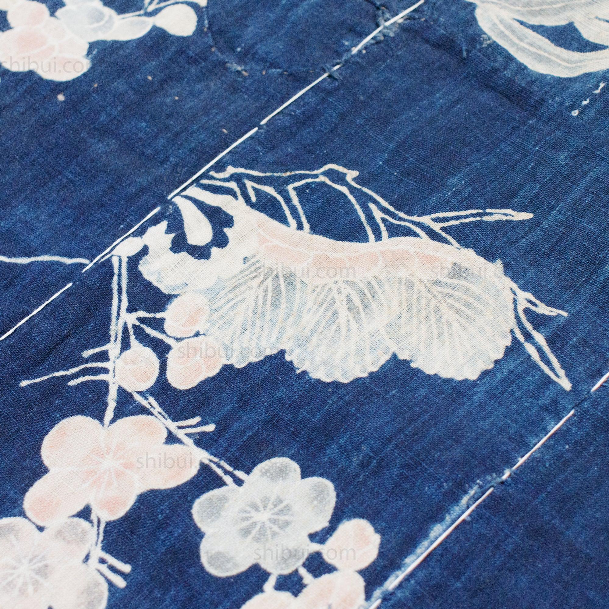 Tsutsugaki Shochikubai Futonji Quilt Cover