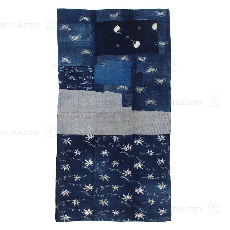 Boro Katazome Japanese Antique Futon Cover