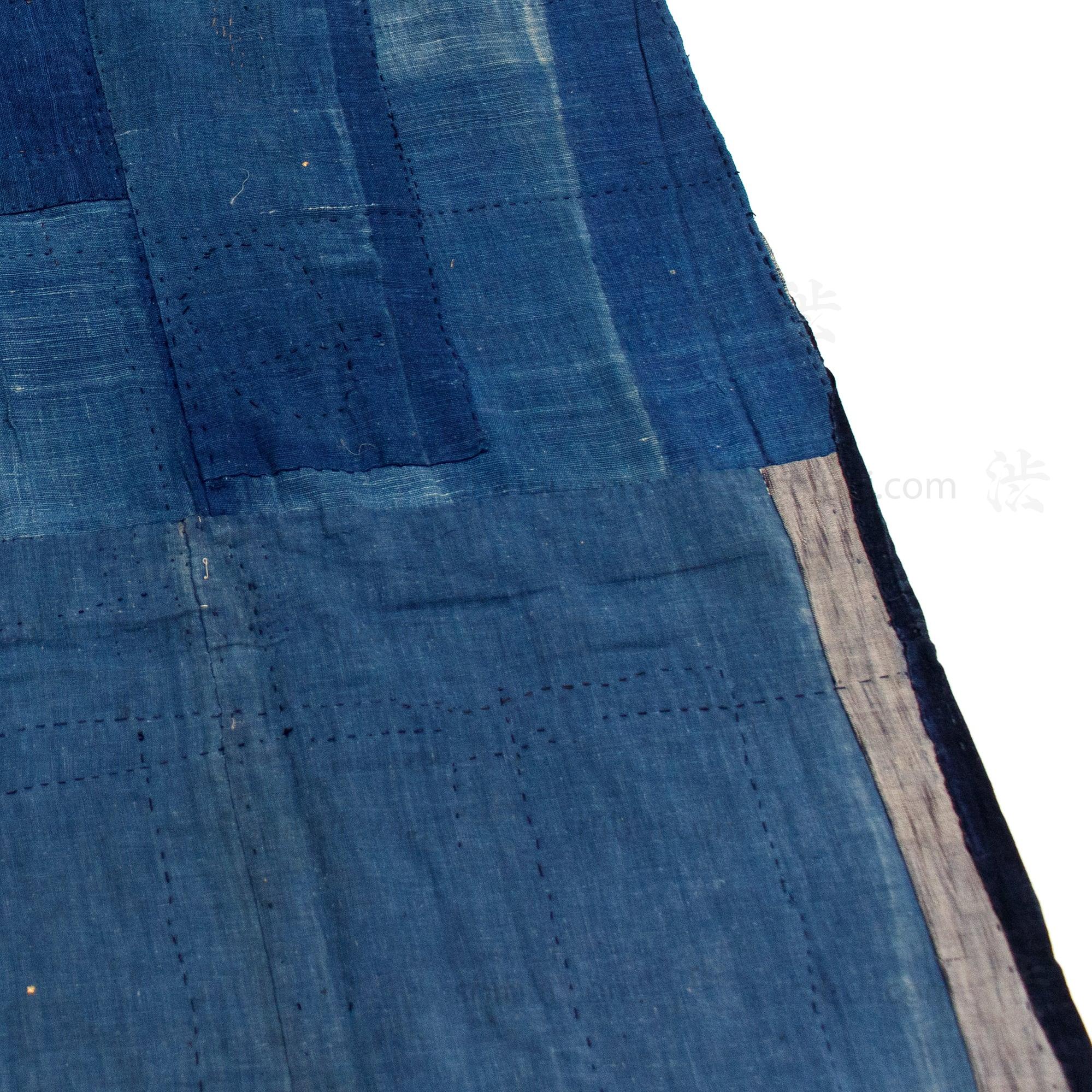 Boro Katazome Japanese Antique Futon Cover