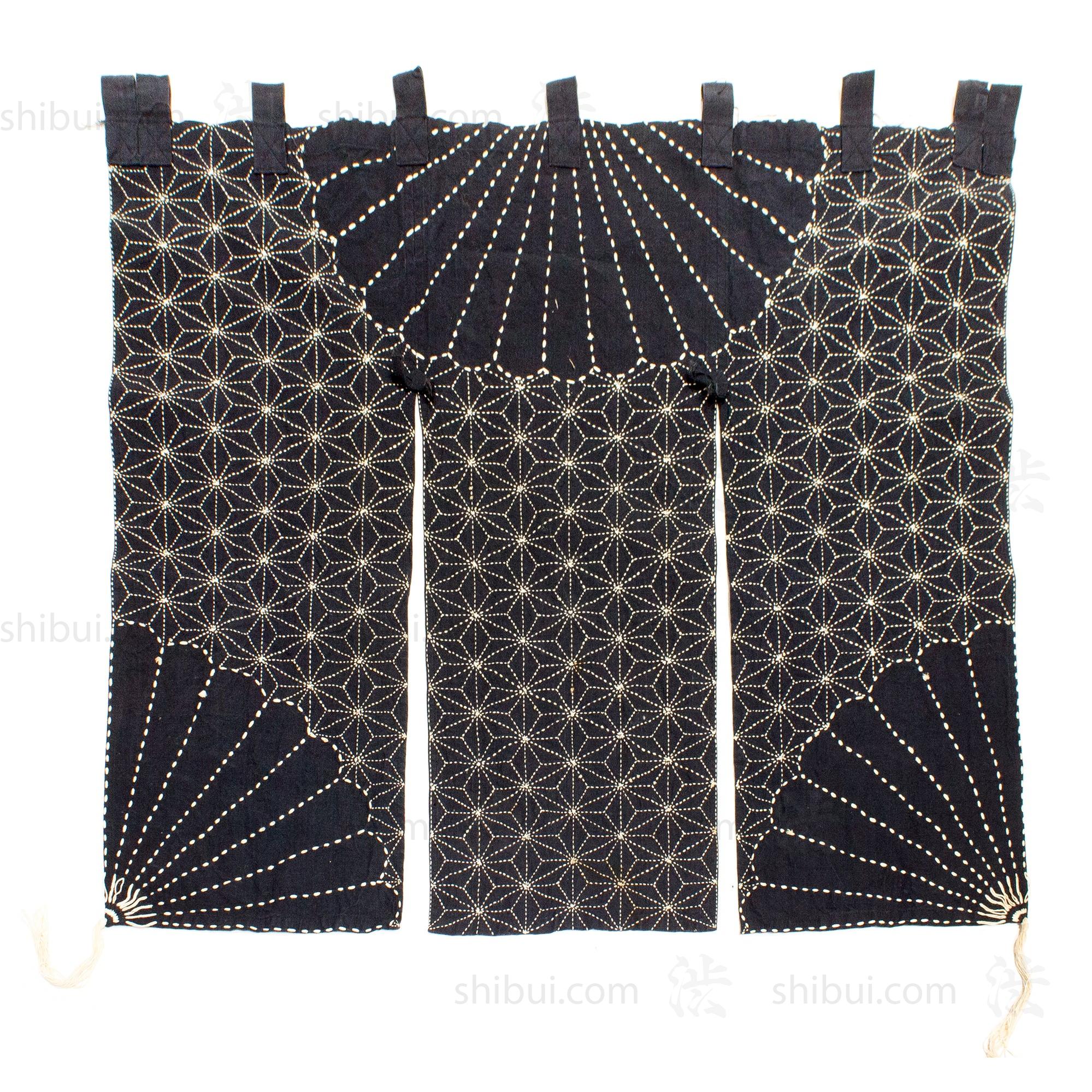 Contemporary Japanese Indigo Sashiko Noren