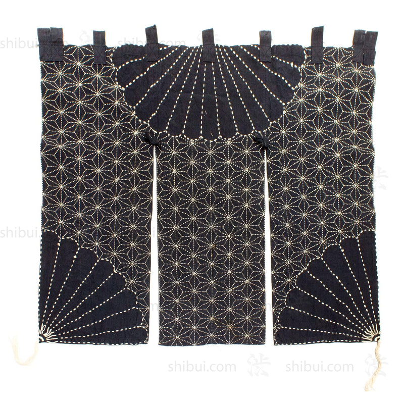 Contemporary Japanese Indigo Sashiko Noren