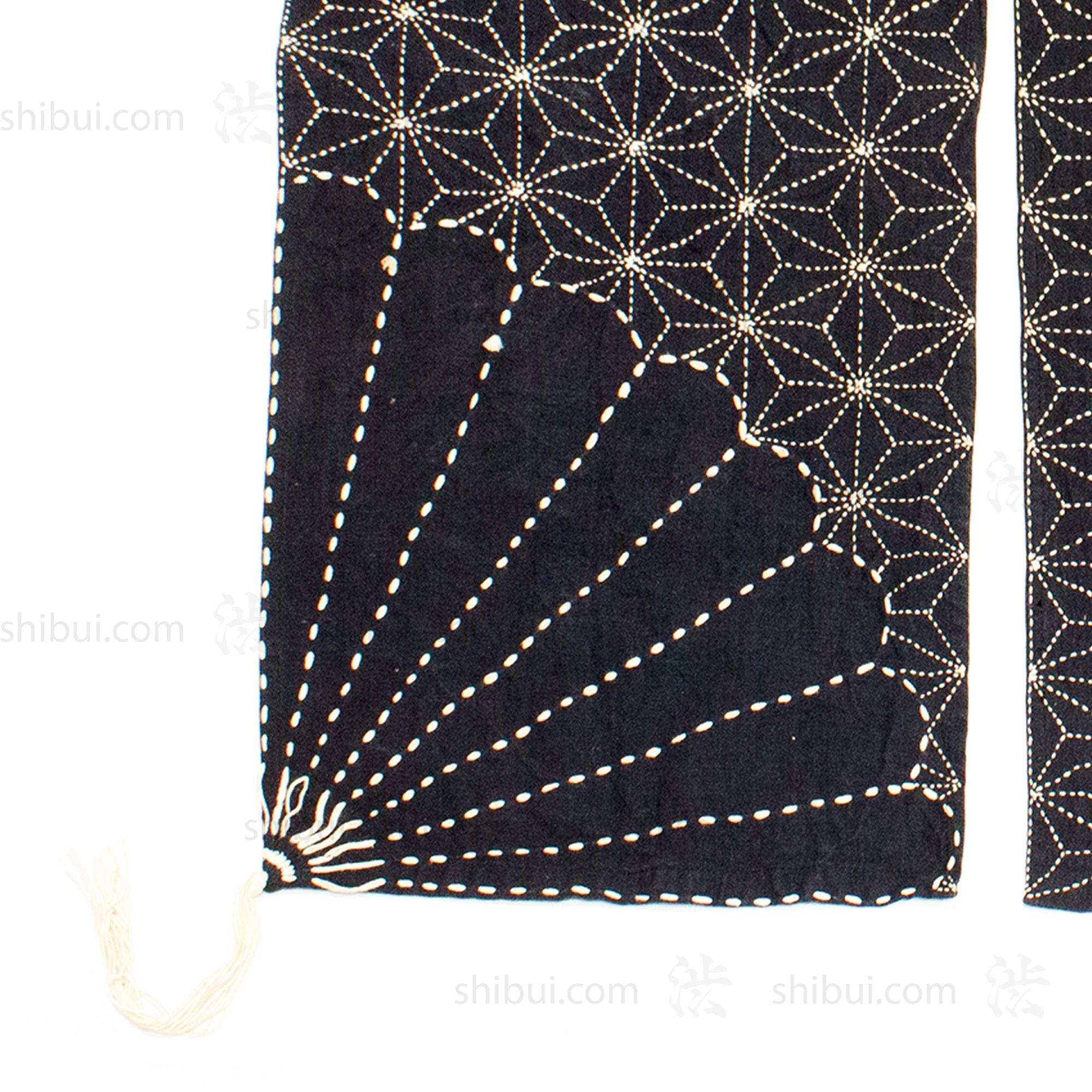 Contemporary Japanese Indigo Sashiko Noren