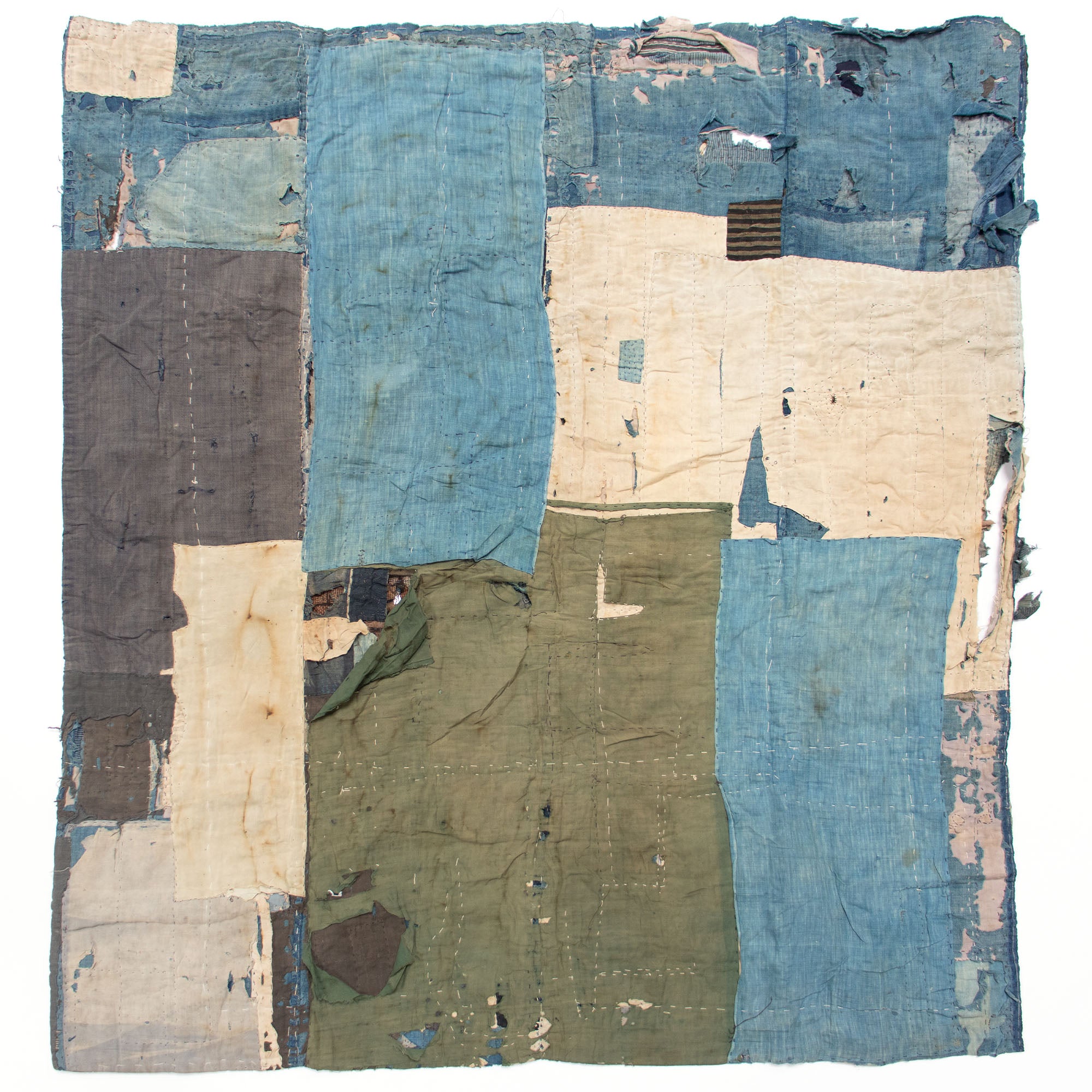 Boro Multilayer Blanket | Japanese Indigo Dyed Cotton