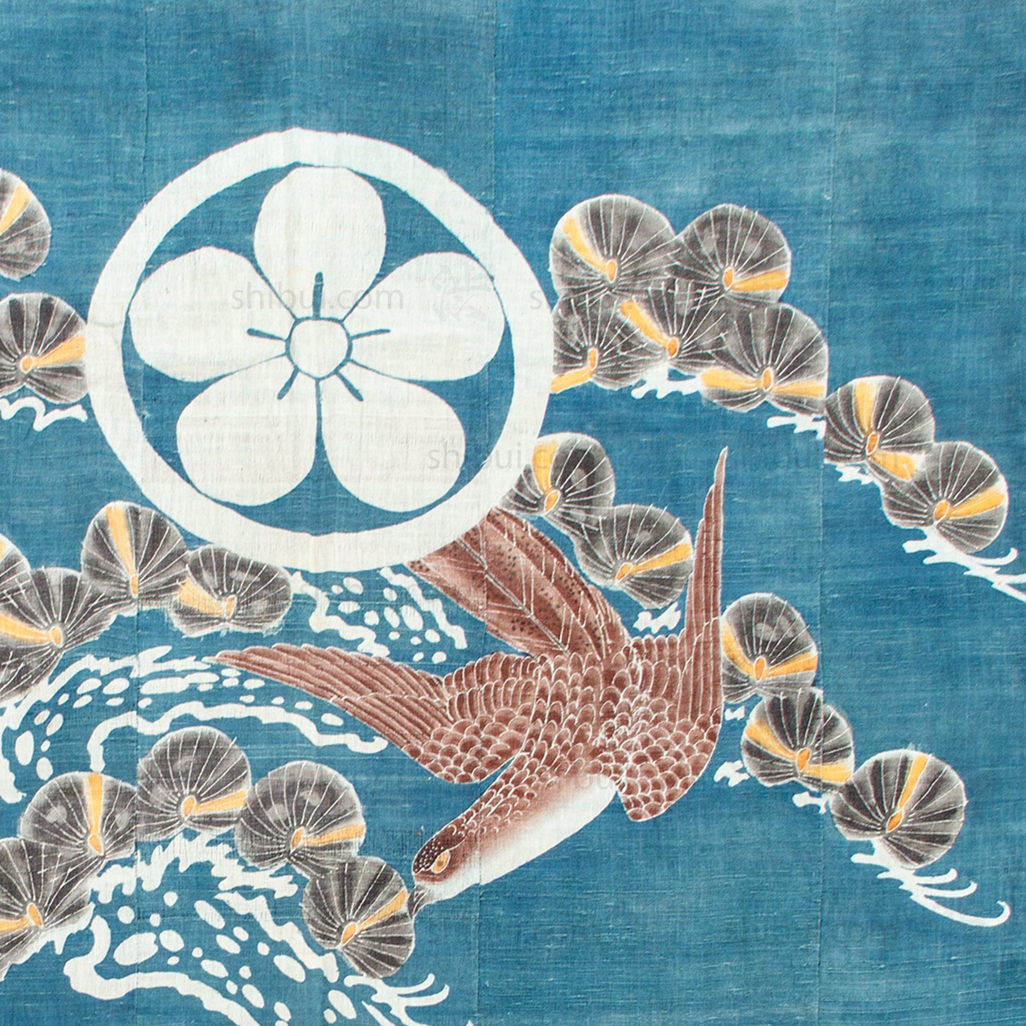 Tsutsugaki Hawks and Pine Mounted Futonji