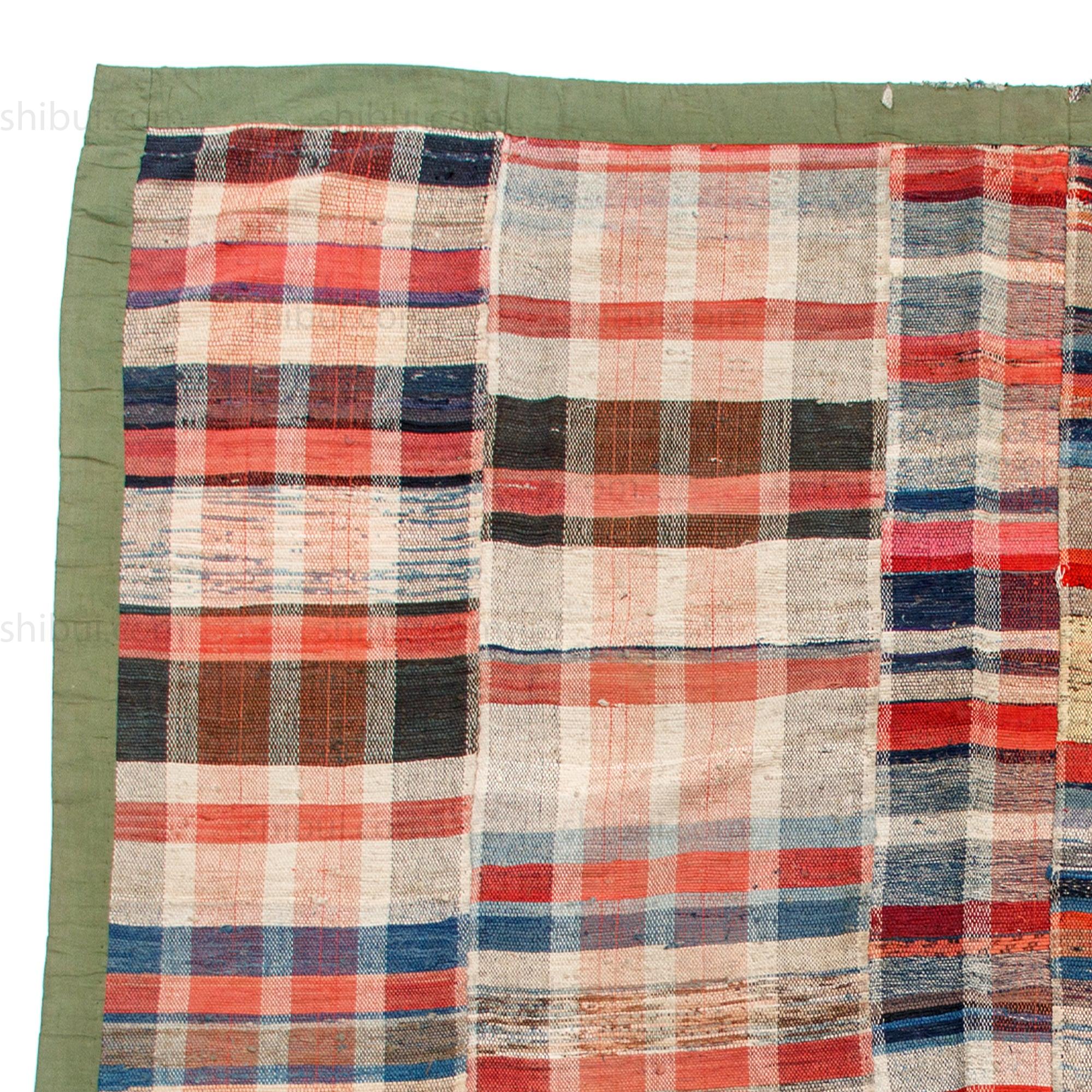 Sakiori Rug | Japanese Ragweave Folk Textile Recycling