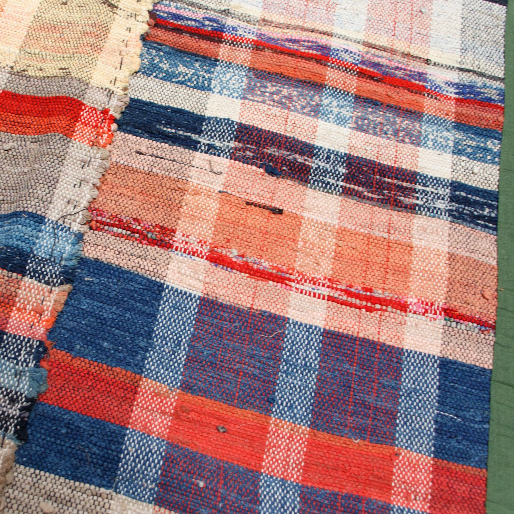 Sakiori Rug | Japanese Ragweave Folk Textile Recycling
