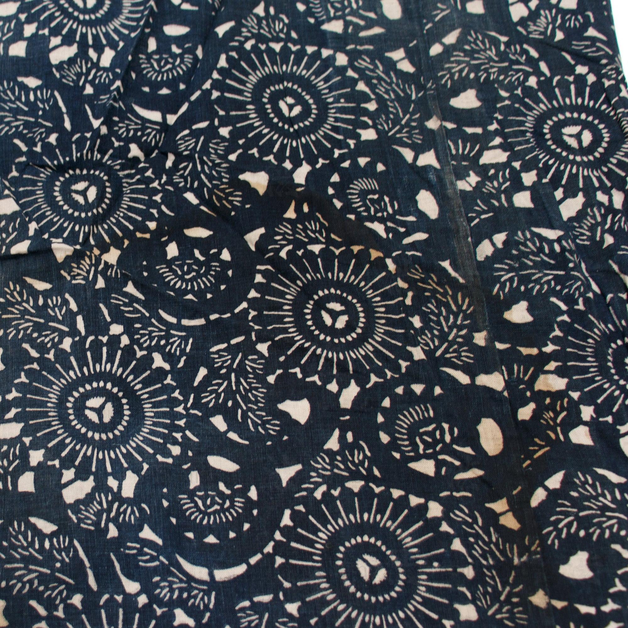 Japanese Katazome Indigo Futonji | Multiple Panel Duvet Style Futon Cover