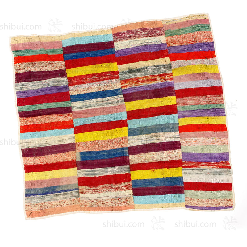 Sakiori Rug |  Japanese Ragweave Folk Textile Recycling