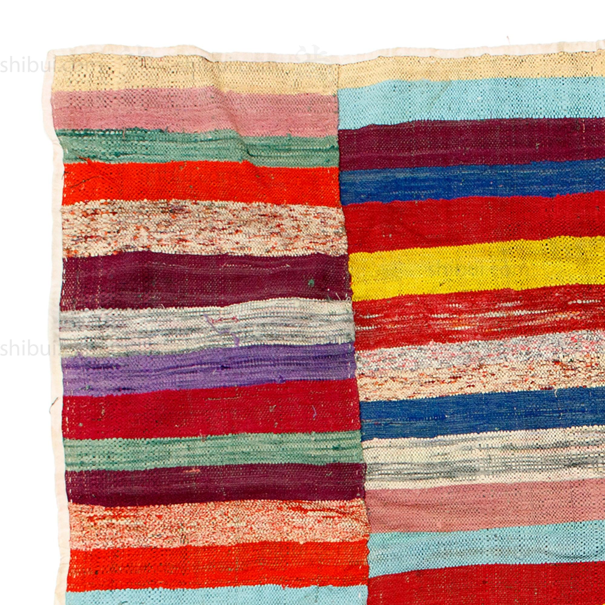 Sakiori Rug |  Japanese Ragweave Folk Textile Recycling