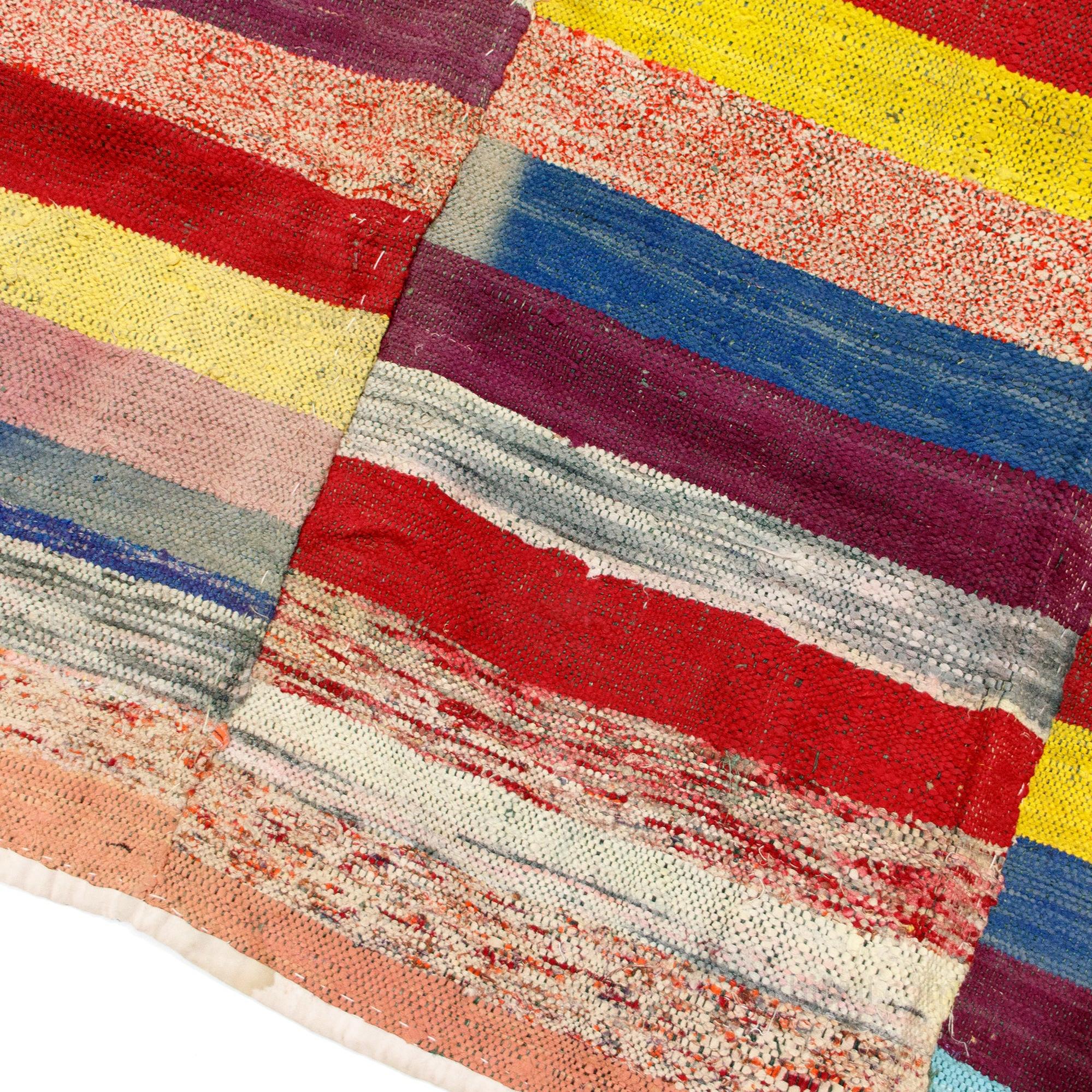 Sakiori Rug |  Japanese Ragweave Folk Textile Recycling