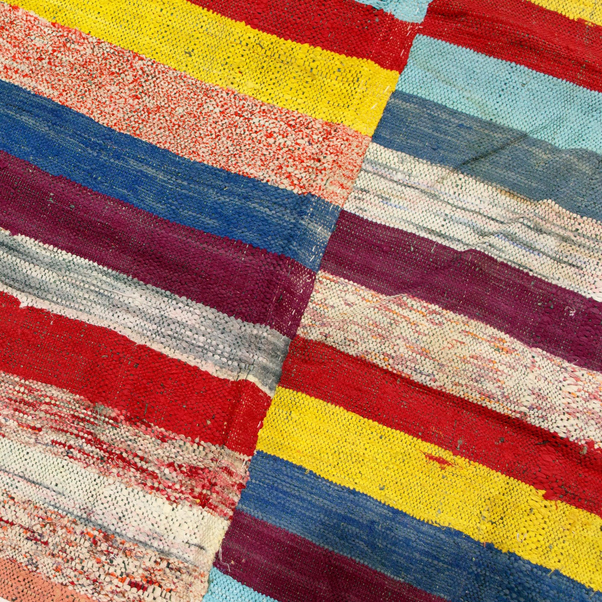 Sakiori Rug |  Japanese Ragweave Folk Textile Recycling