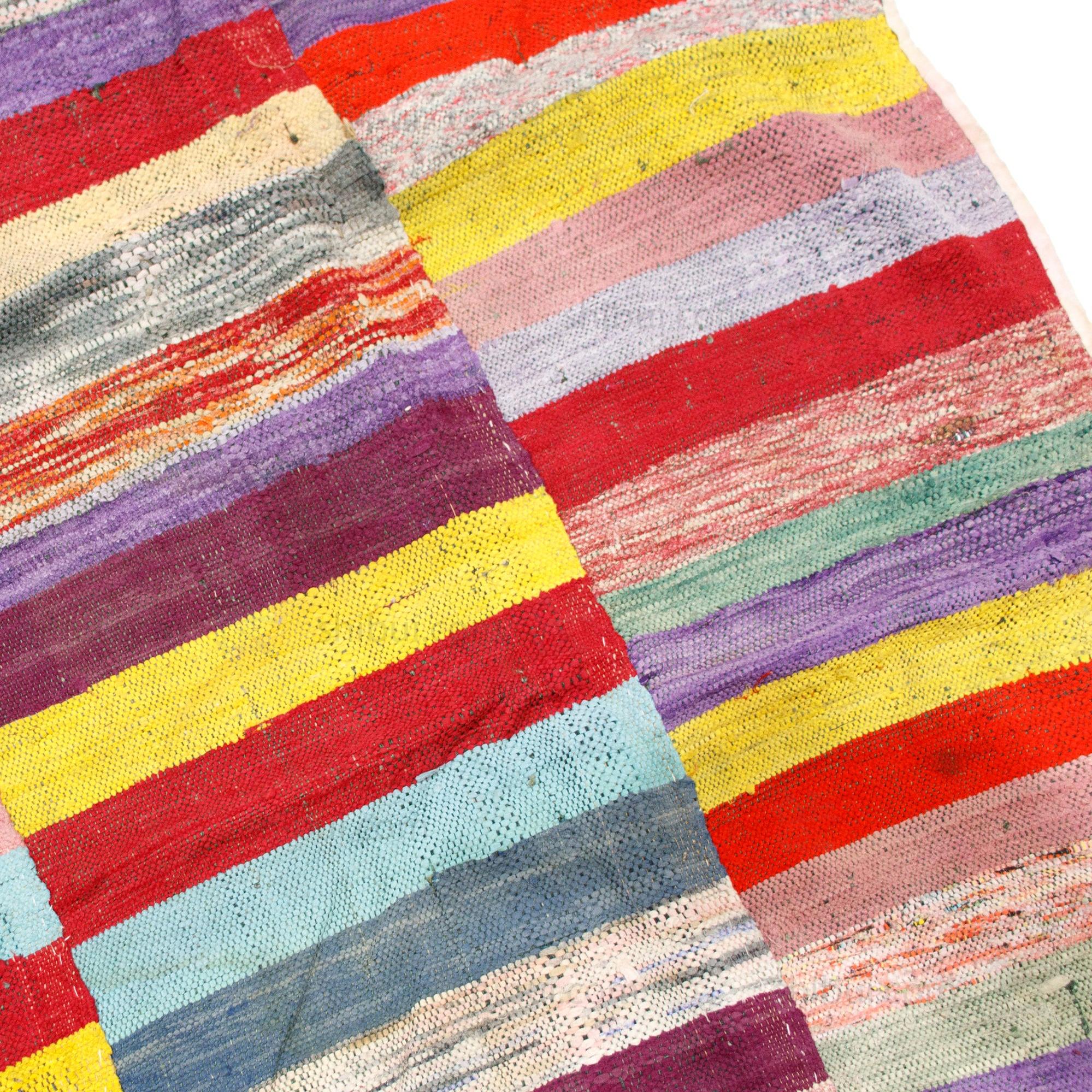 Sakiori Rug |  Japanese Ragweave Folk Textile Recycling