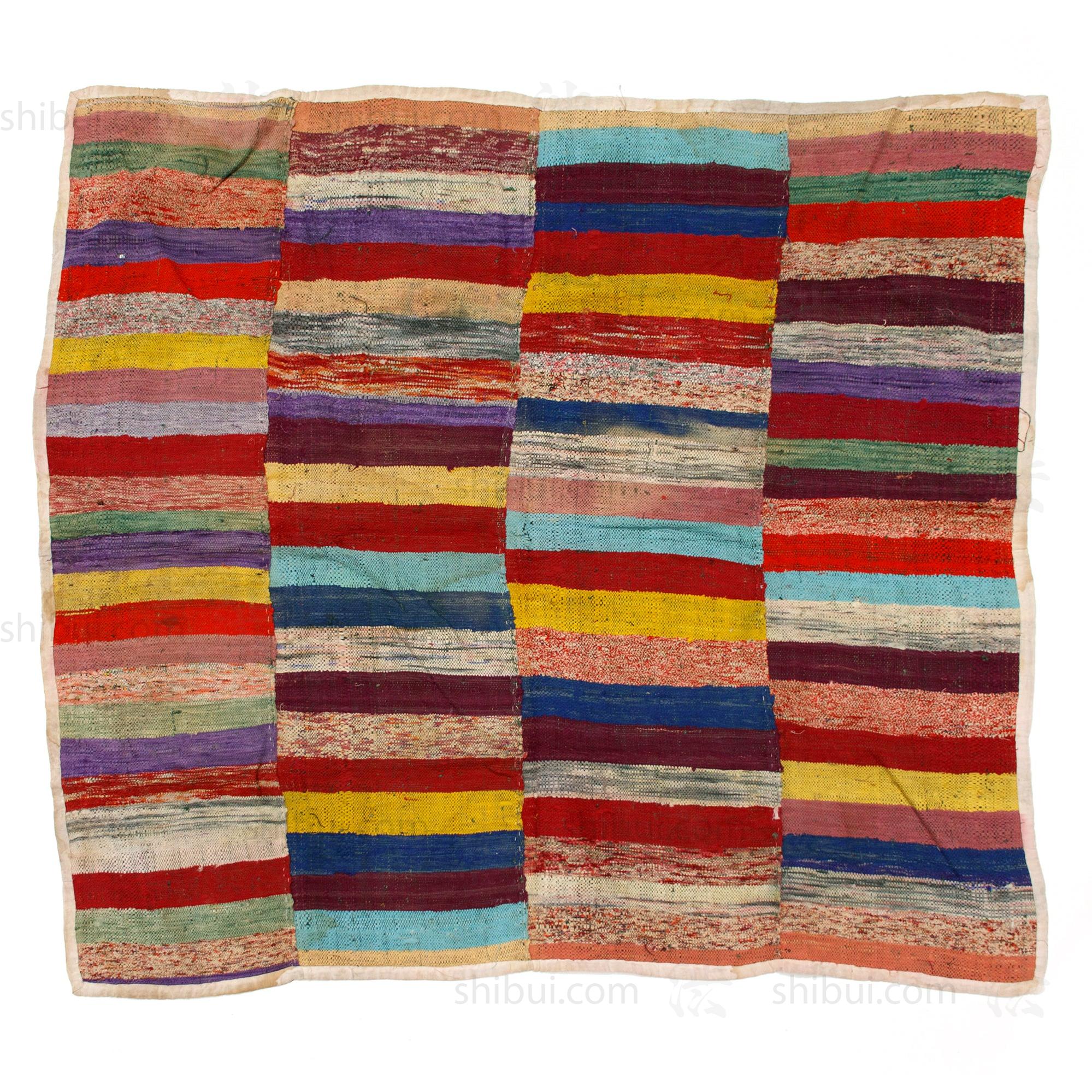 Sakiori Rug |  Japanese Ragweave Folk Textile Recycling