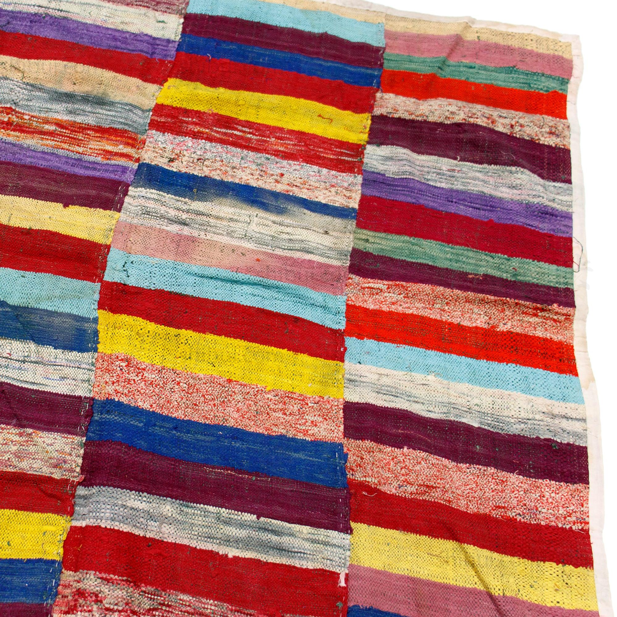 Sakiori Rug |  Japanese Ragweave Folk Textile Recycling