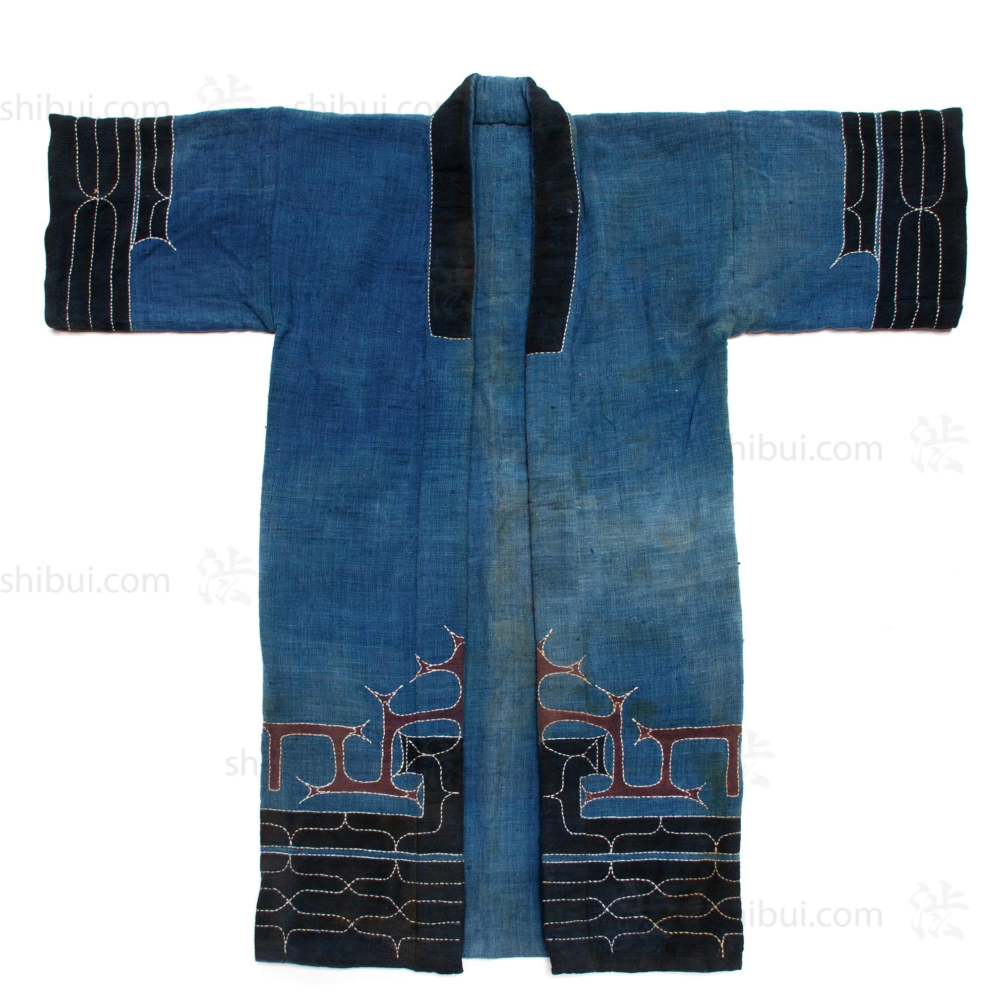 Chikarkarpe Style Antique Indigo Ainu Robe