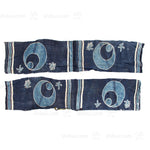 Indigo Hemp Ramie Umagake Panels | Japanese Indigo