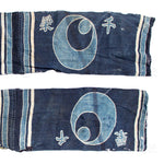 Indigo Hemp Ramie Umagake Panels | Japanese Indigo
