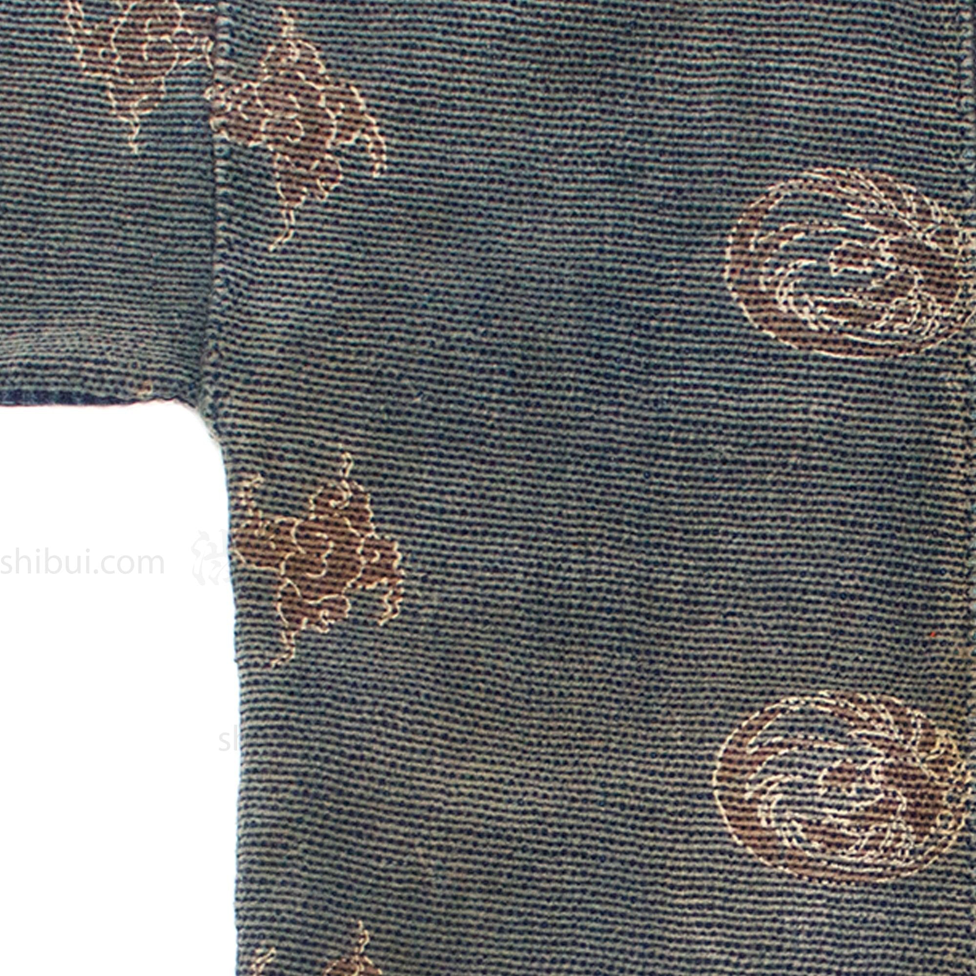 Antique Japanese Reversible Sashiko Fireman's Coat