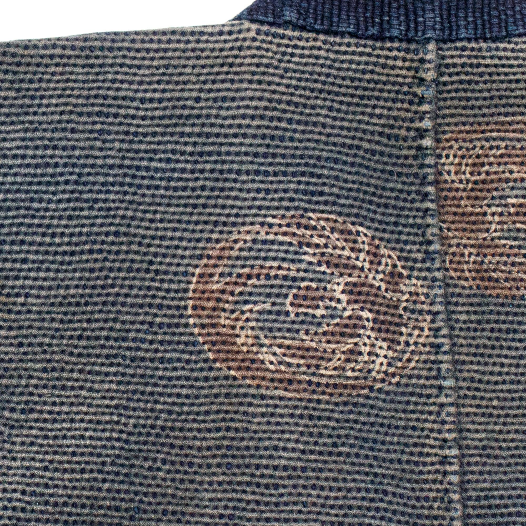 Antique Japanese Reversible Sashiko Fireman's Coat