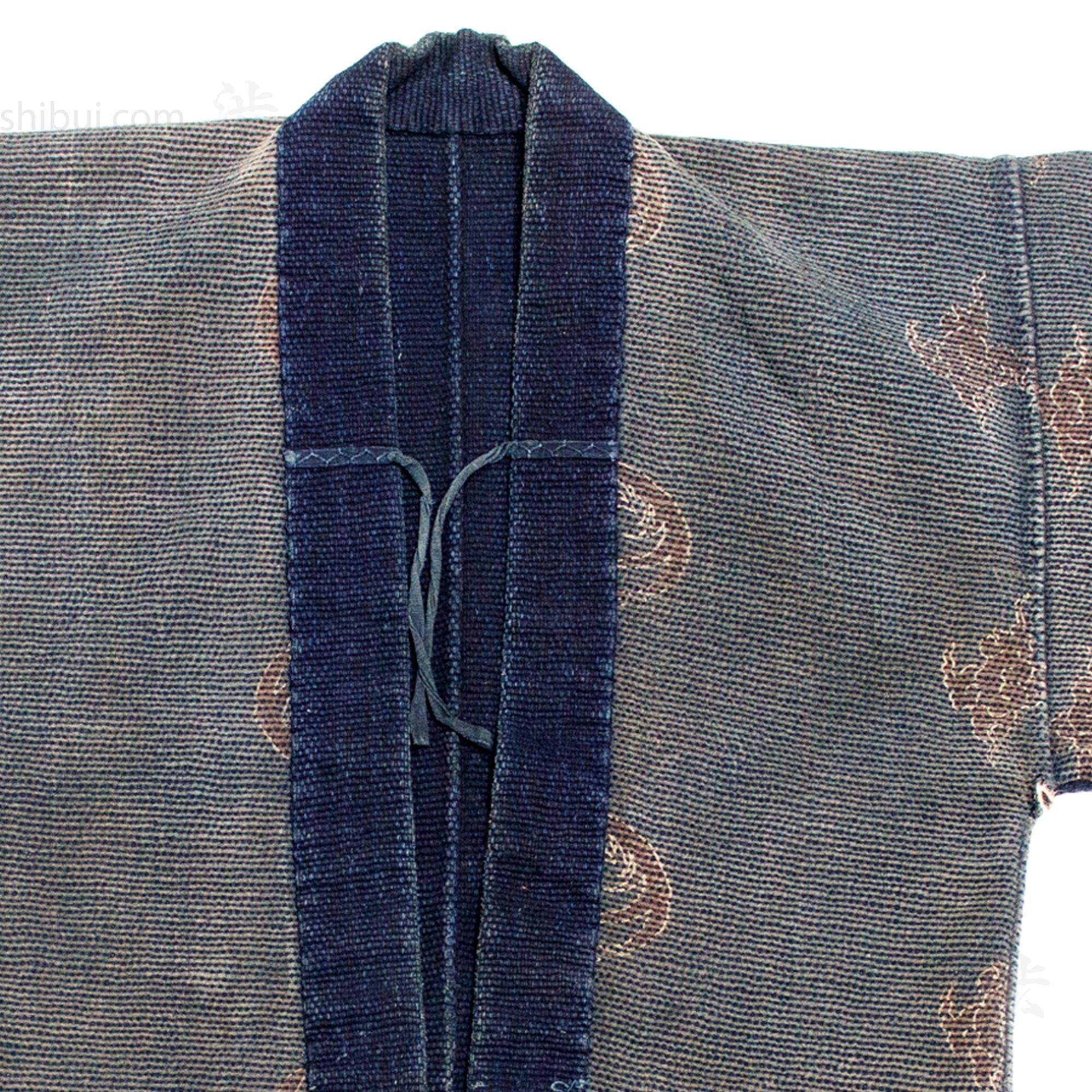 Antique Japanese Reversible Sashiko Fireman's Coat