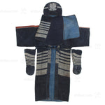 Rare Full Antique Japanese Sashiko Fireman's Set