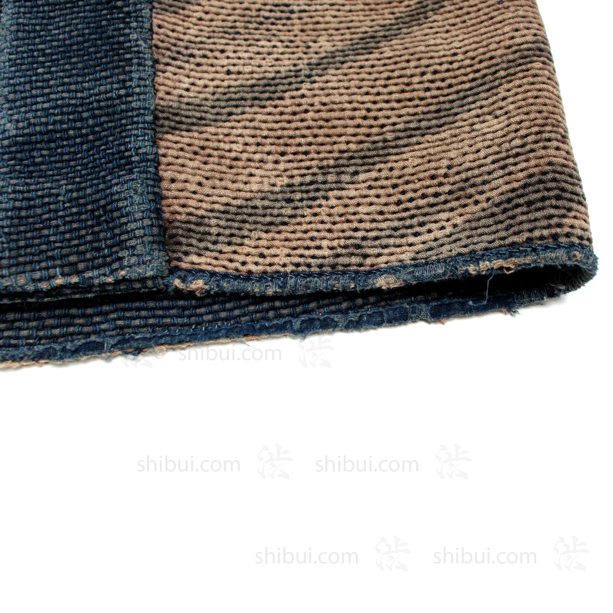 Shobo Hanten - Antique Japanese Reversible Sashiko Fireman's Coat