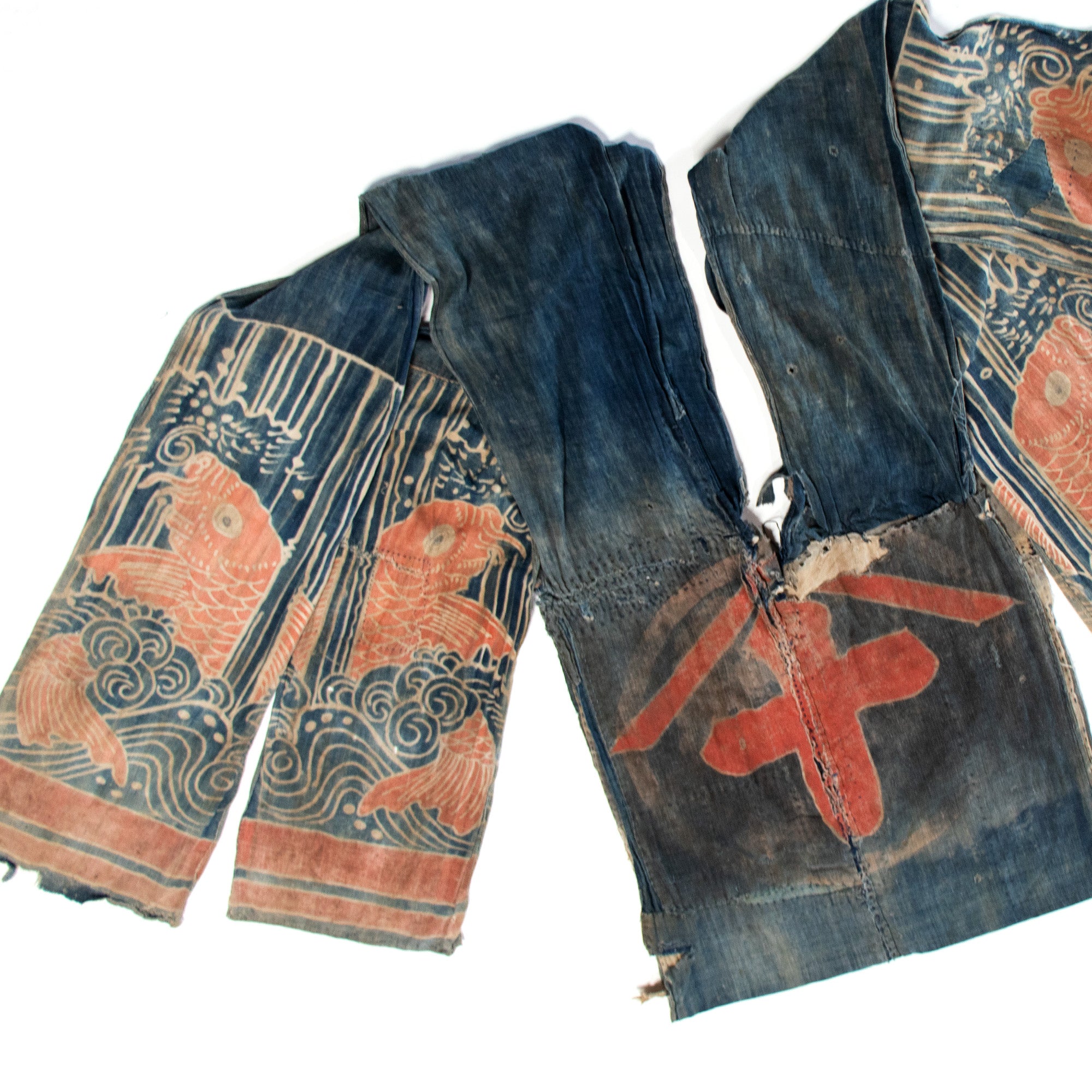 Climbing Koi Tsutsugaki Umagake | Festival Horse Banner | Japanese Indigo