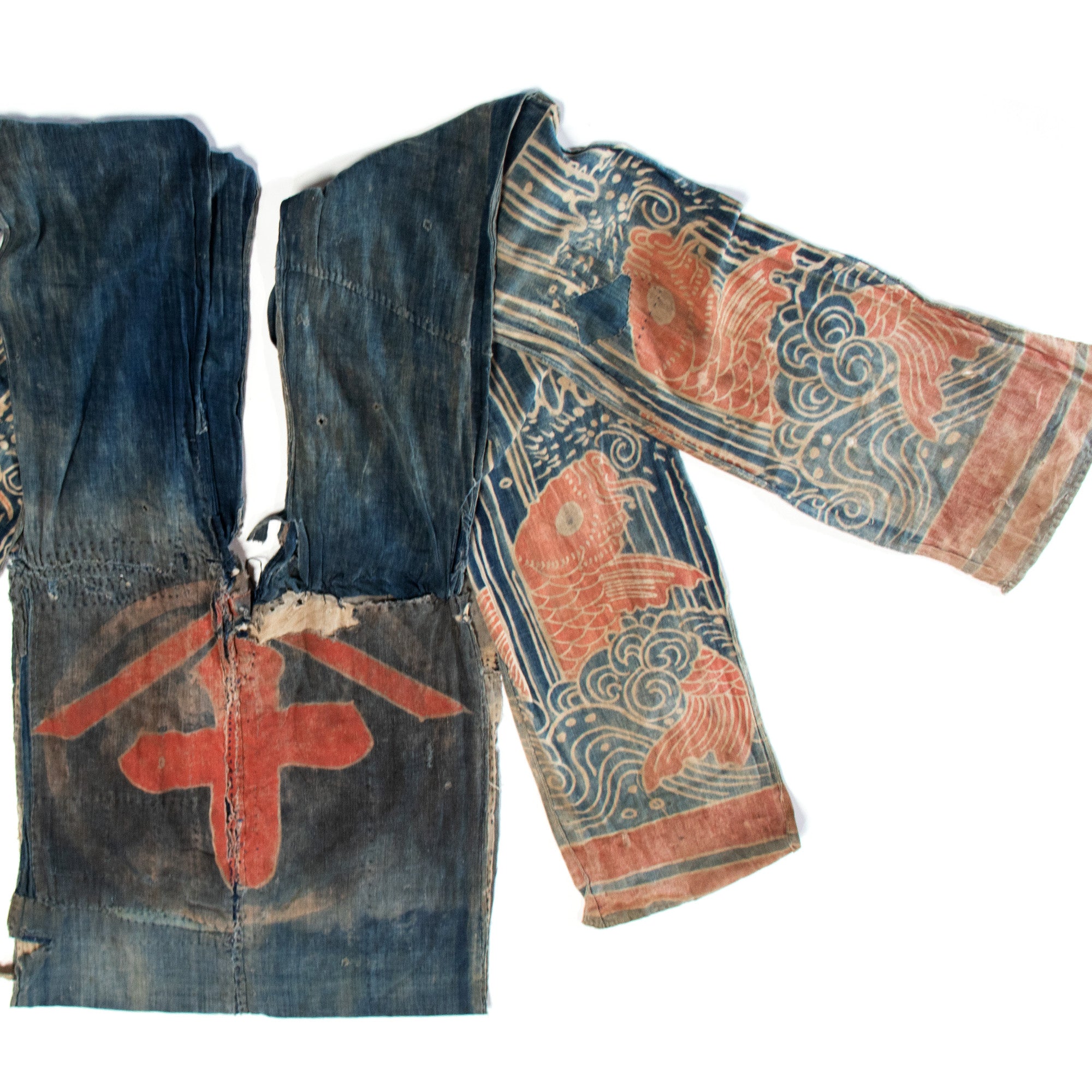 Climbing Koi Tsutsugaki Umagake | Festival Horse Banner | Japanese Indigo