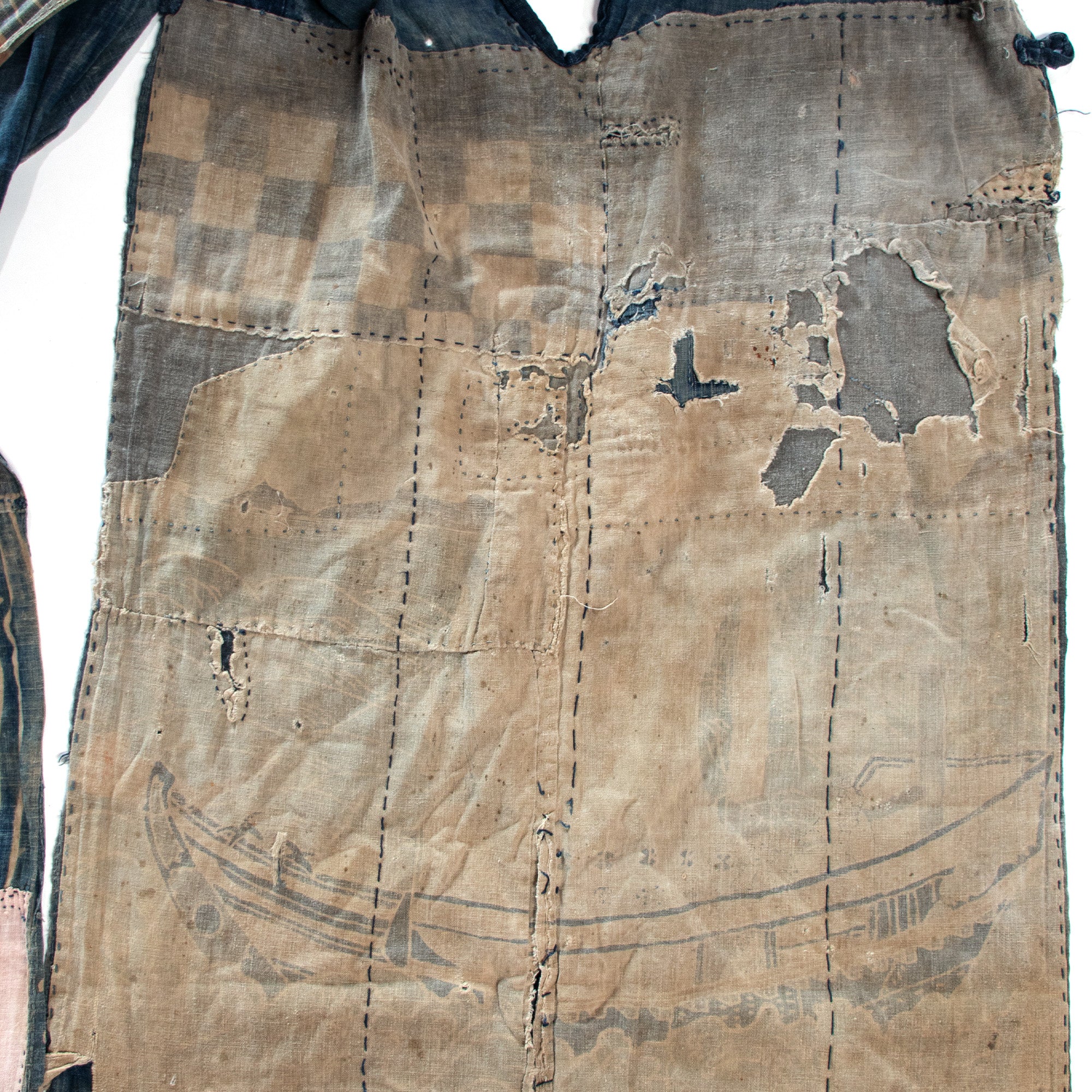 Climbing Koi Tsutsugaki Umagake | Festival Horse Banner | Japanese Indigo