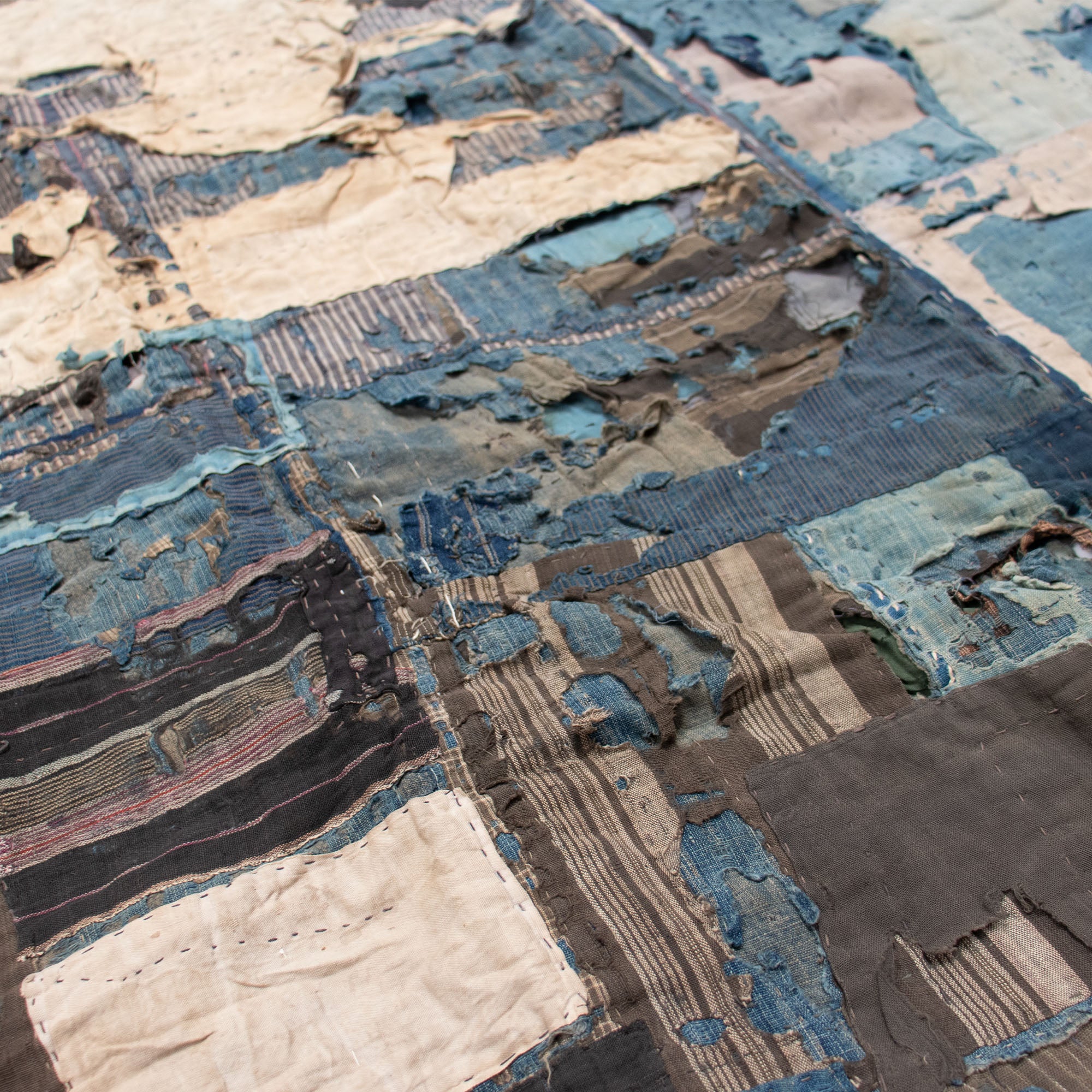 Boro Multilayer Blanket | Japanese Indigo Dyed Cotton