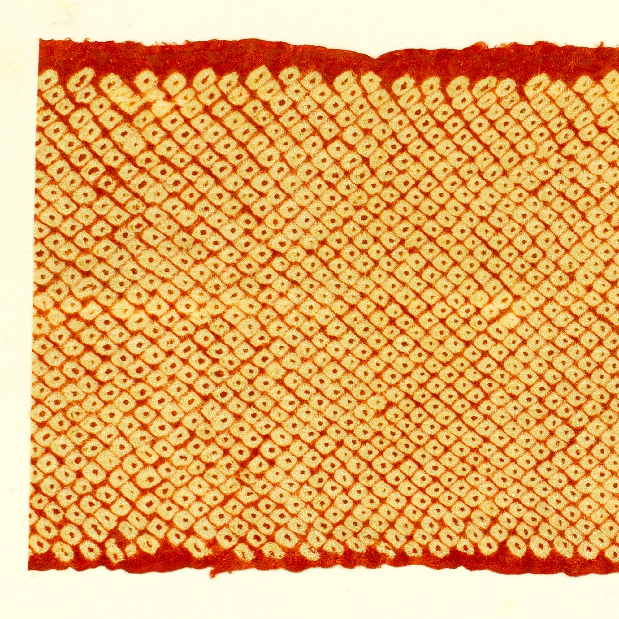 Shibori Textile Fragment 19th Century