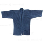 Indigo Dyed Kendo Jacket with Sashiko-Style Stitching