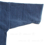 Indigo Dyed Kendo Jacket with Sashiko-Style Stitching