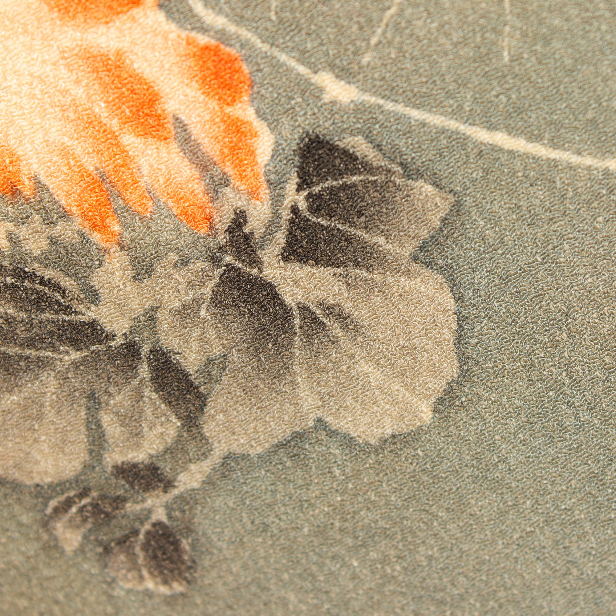 Yuzen Chirimen Silk Textile Fragments