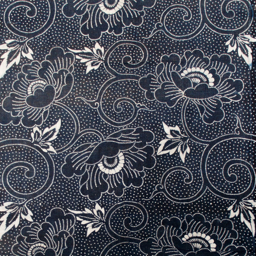 Japanese Stencil Dyed Indigo Katazome Textile Panel – Shibui