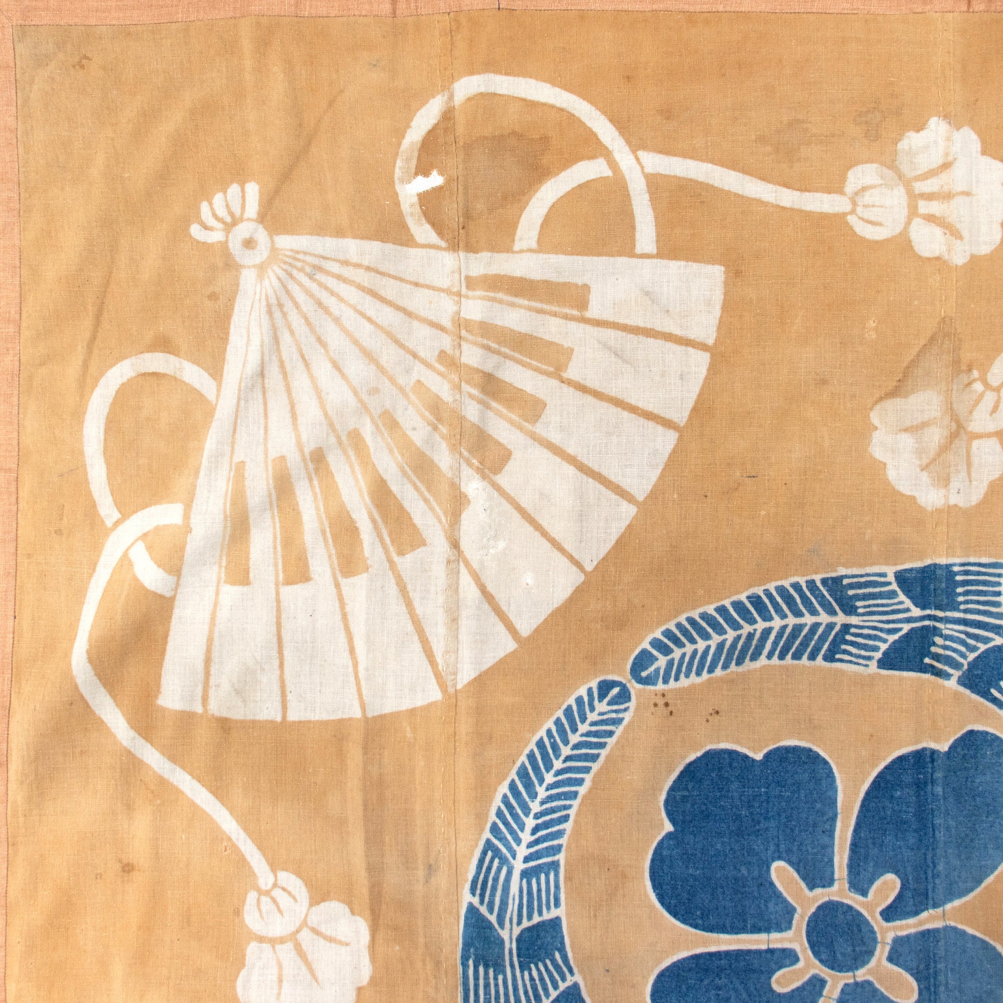 Furoshiki - Japanese Polychrome Tsutsugaki Wrapping Cloth