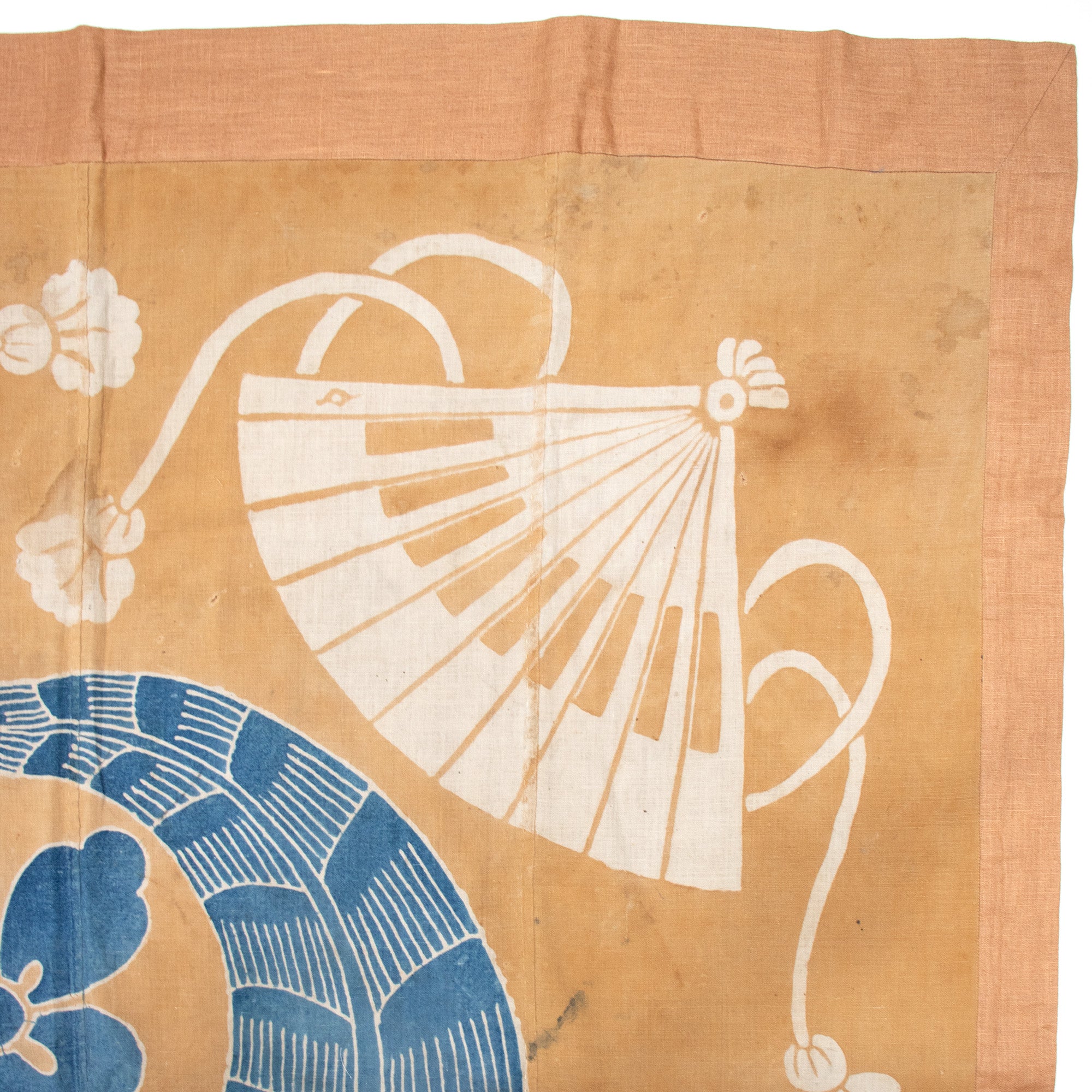 Furoshiki - Japanese Polychrome Tsutsugaki Wrapping Cloth