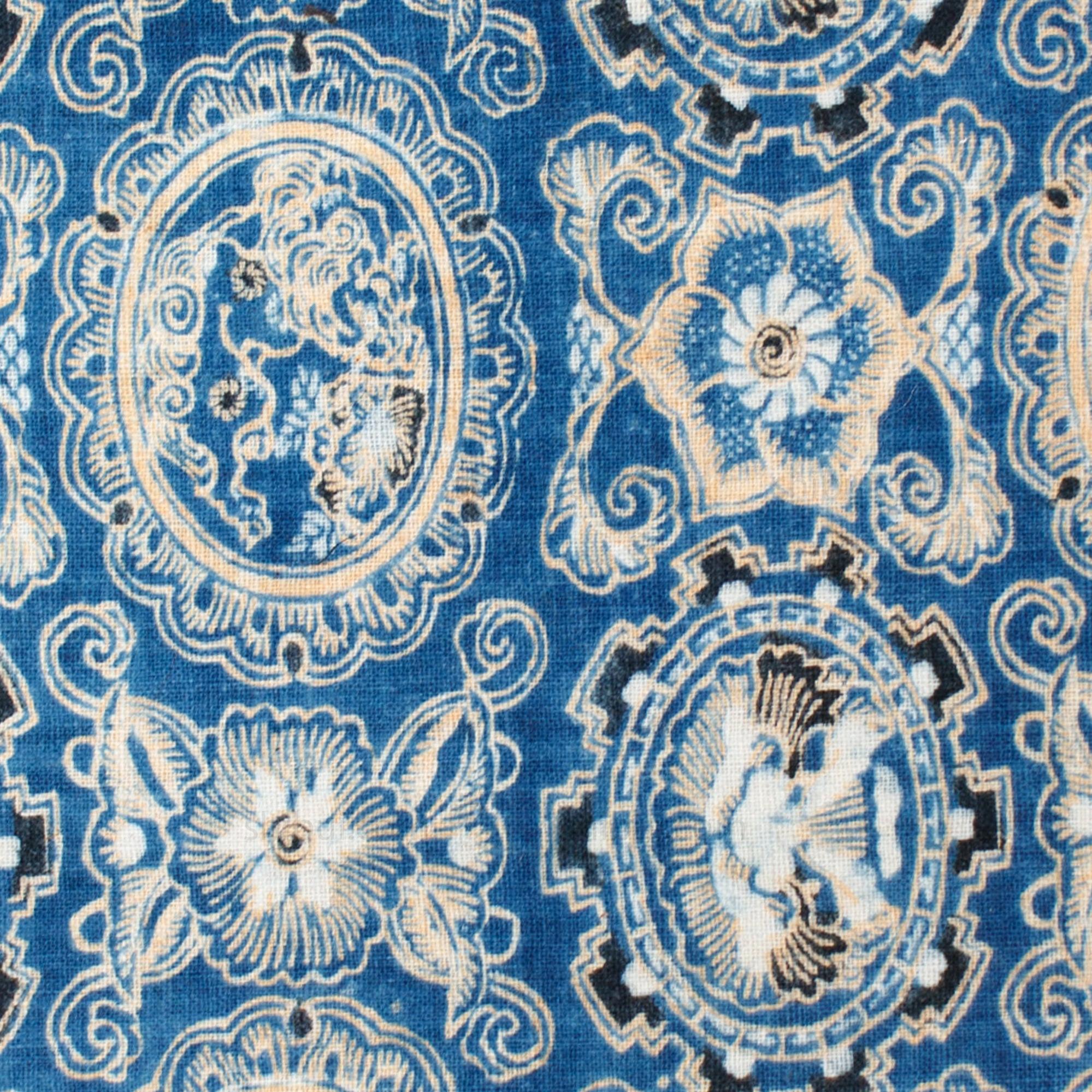 Ai-zarasa Katazome Textile Fragment