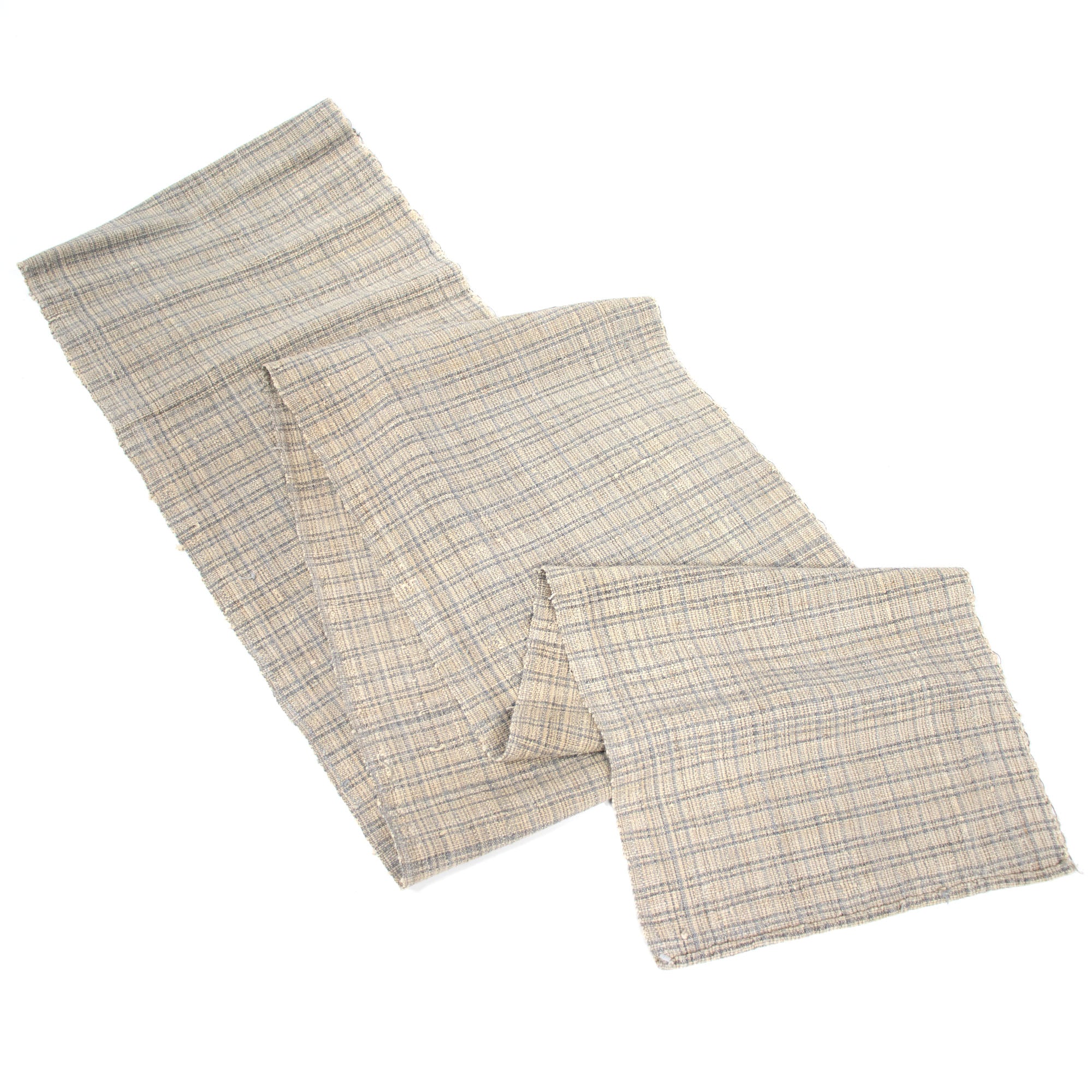 Chinese Sakiori | Recycled Indigo Cotton Upcycled Ragweave Panel