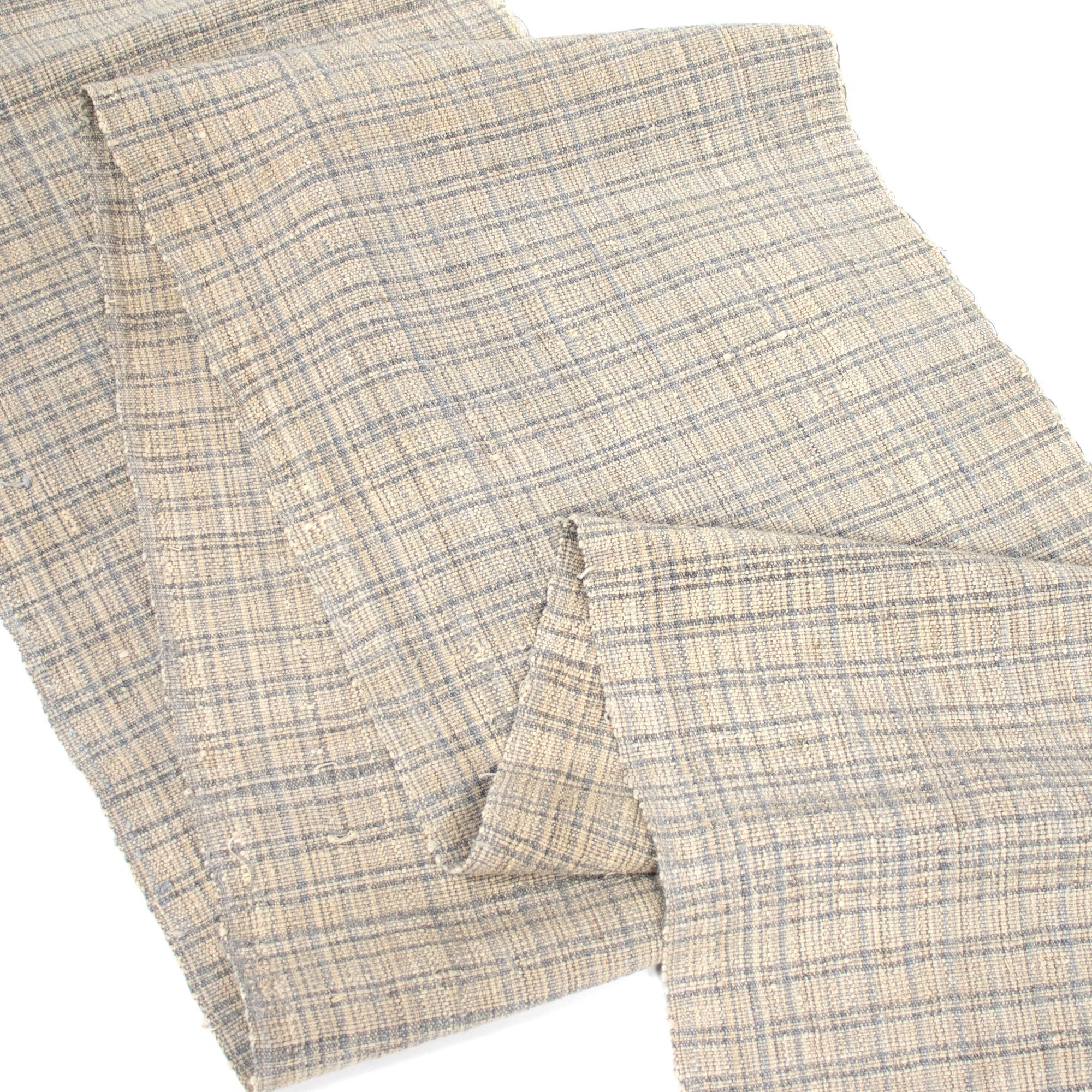 Chinese Sakiori | Recycled Indigo Cotton Upcycled Ragweave Panel