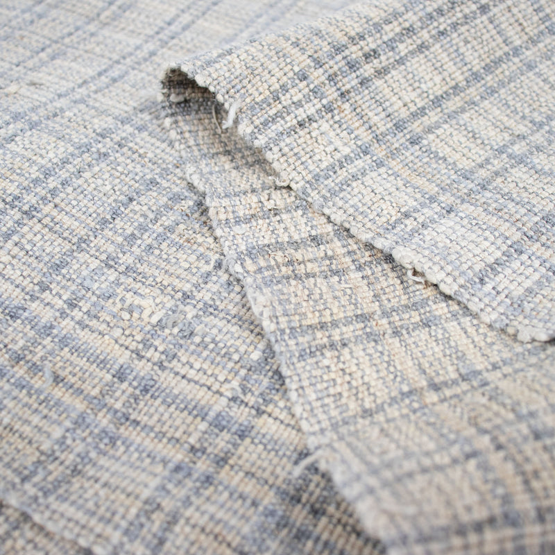 Chinese Sakiori | Recycled Indigo Cotton Upcycled Ragweave Panel