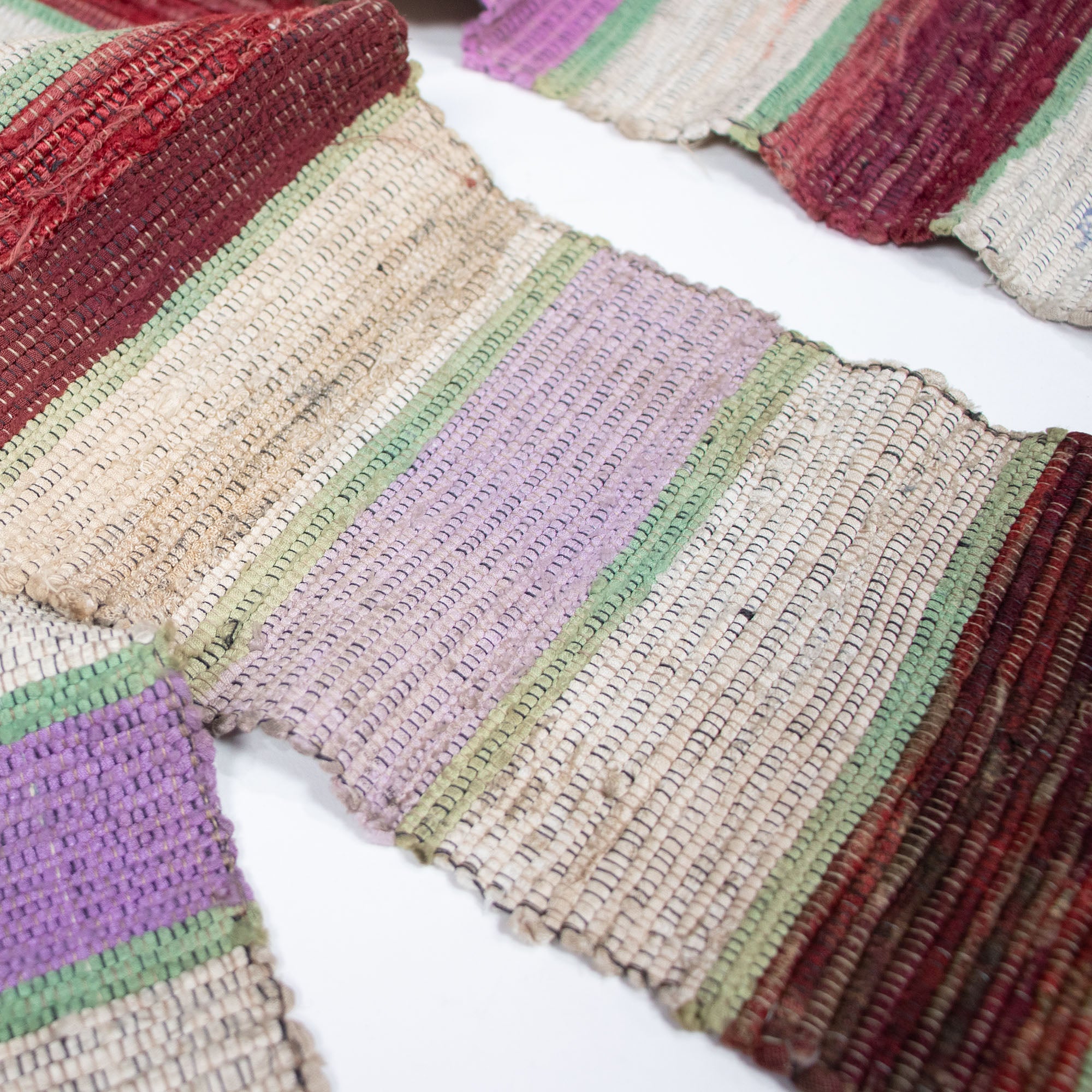 Sakiori Obi | Recycled Silk Upcycled Ragweave Belt