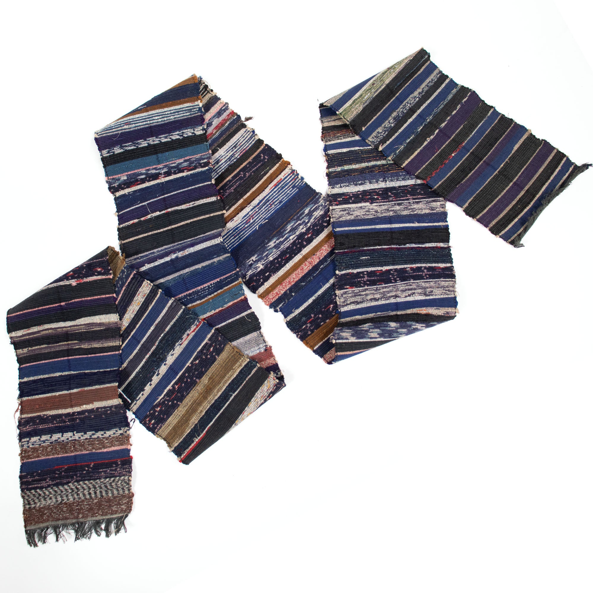 Sakiori Obi | Recycled Silk Upcycled Ragweave Belt