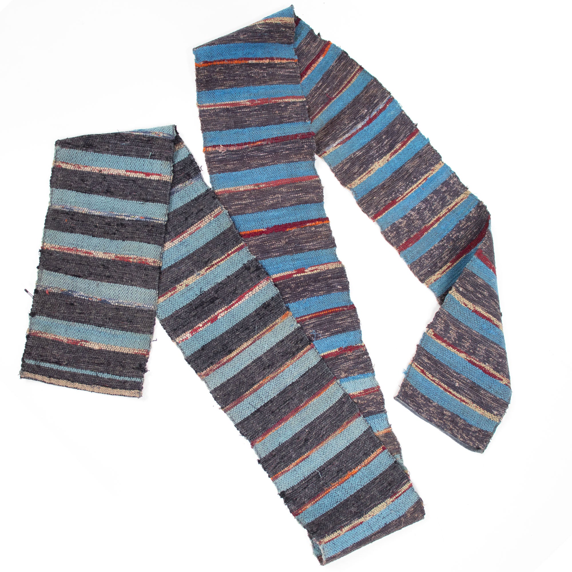 Sakiori Obi | Recycled Silk Upcycled Ragweave Belt