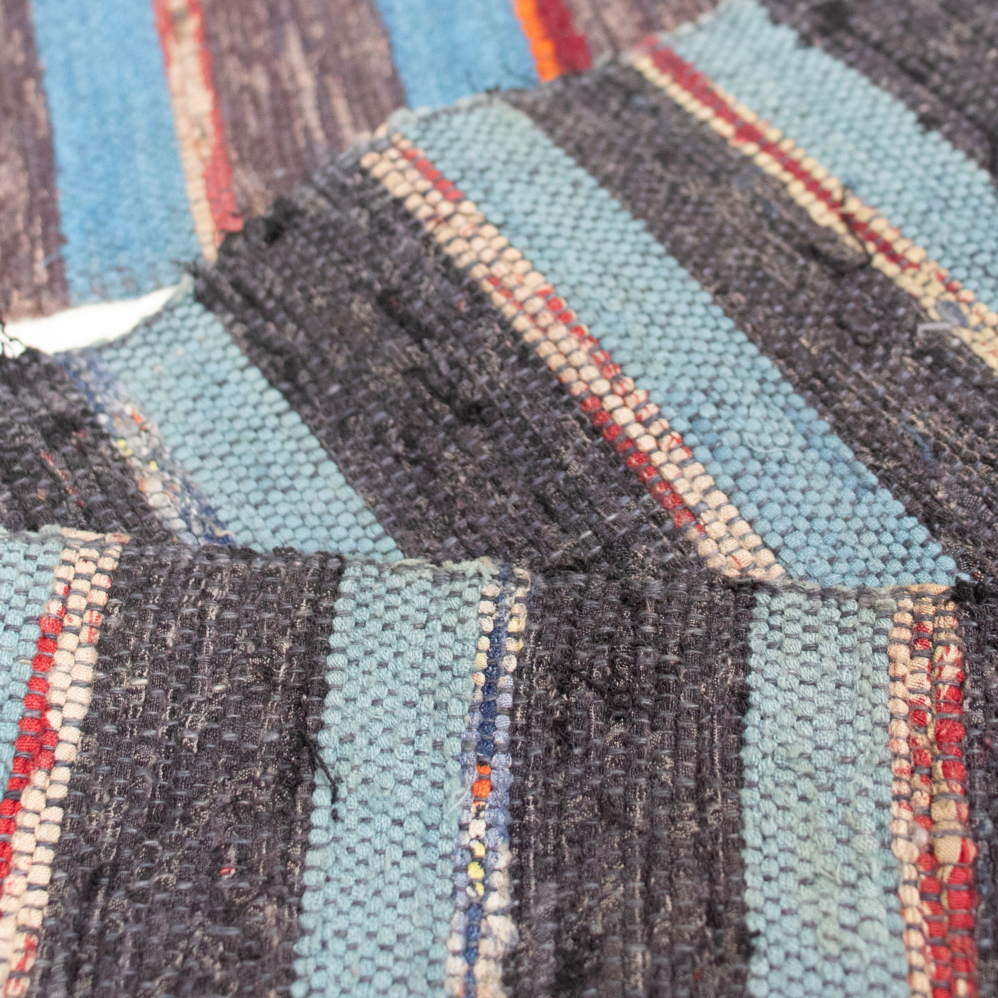 Sakiori Obi | Recycled Silk Upcycled Ragweave Belt