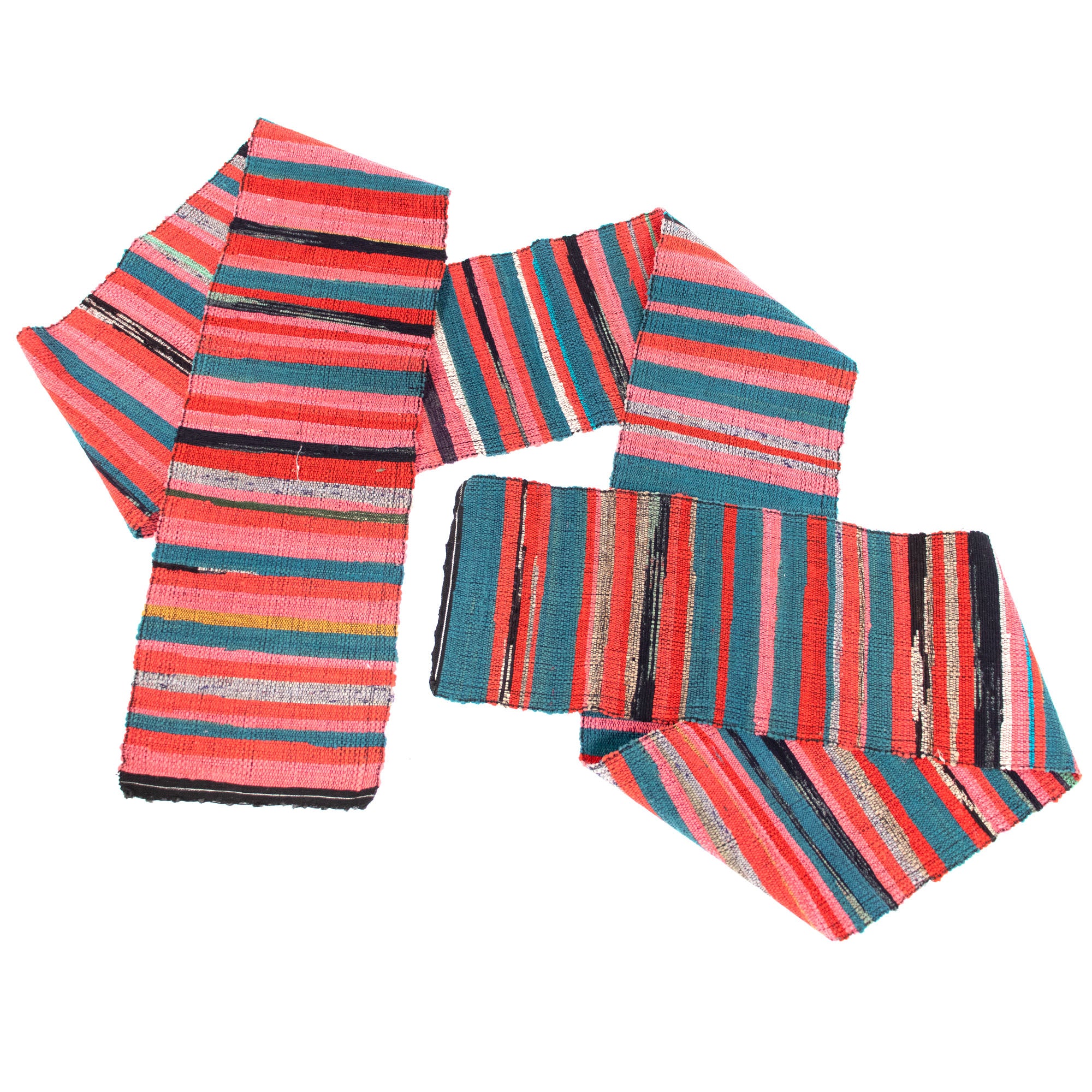 Sakiori Obi | Recycled Silk Upcycled Ragweave Belt